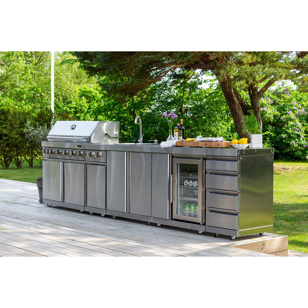 Frittstående Utekjøkken Myoutdoorkitchen Stainless Collection Oregon