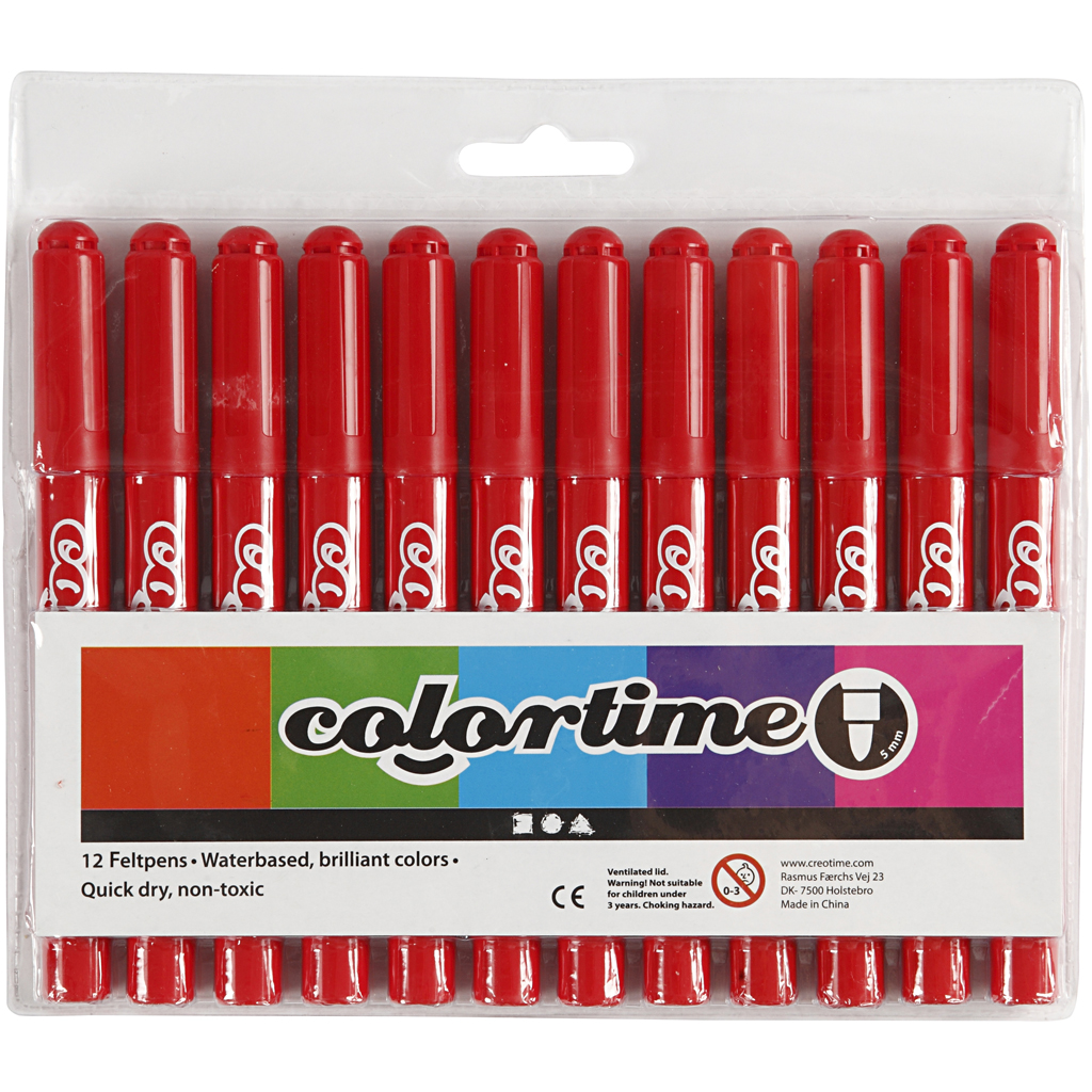 Tusjpenner Creativ Company Colortime Strek 5 mm 1 Pk