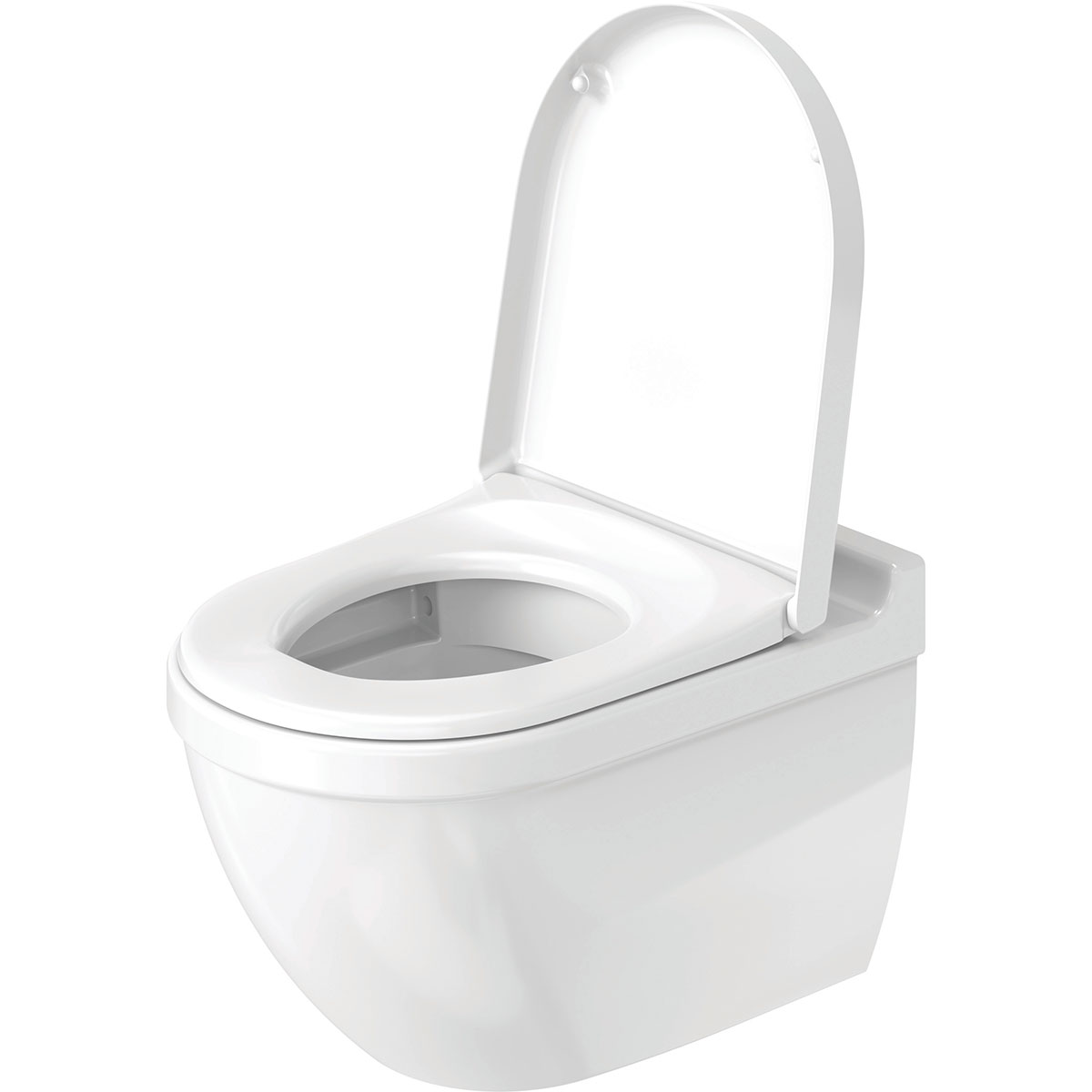Vegghengt Toalett Duravit Starck 3 Rimless med Toalettsete