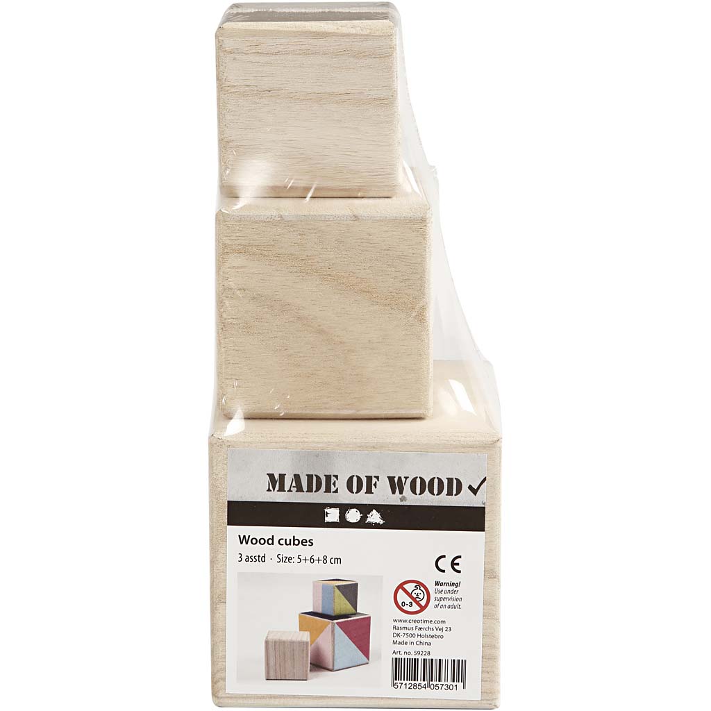 Klosser Creativ Company Str 5+6+8 cm 3 stk/1 Pk