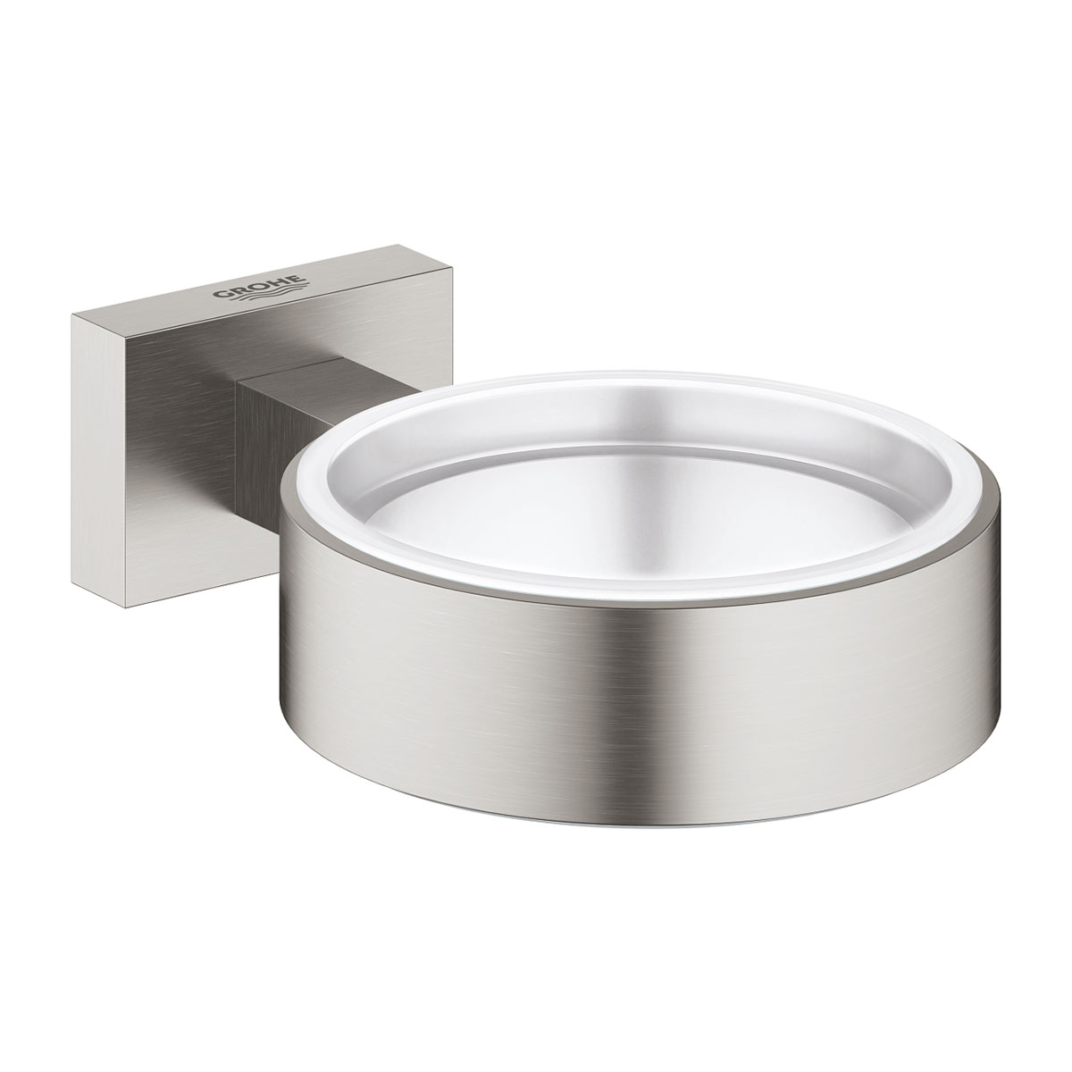 Tvålkopp Grohe Essentials Cube | badrum - badrumstillbehor - tvalkopp-och-tvalpump | KakelKungen