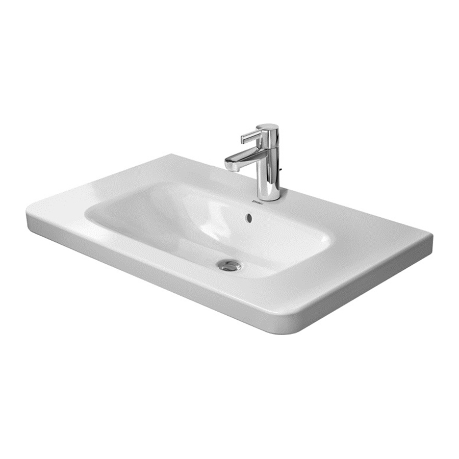 Tvättställ Duravit DuraStyle 2320 | badrum - handfat-och-tvattstall - enkelt-handfat | KakelKungen