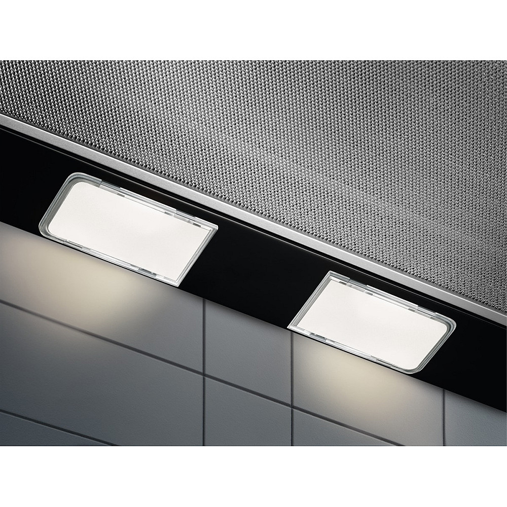 Fritthengende Kjøkkenvifte Electrolux LFP326FB Sort 60 cm med LED-belysning