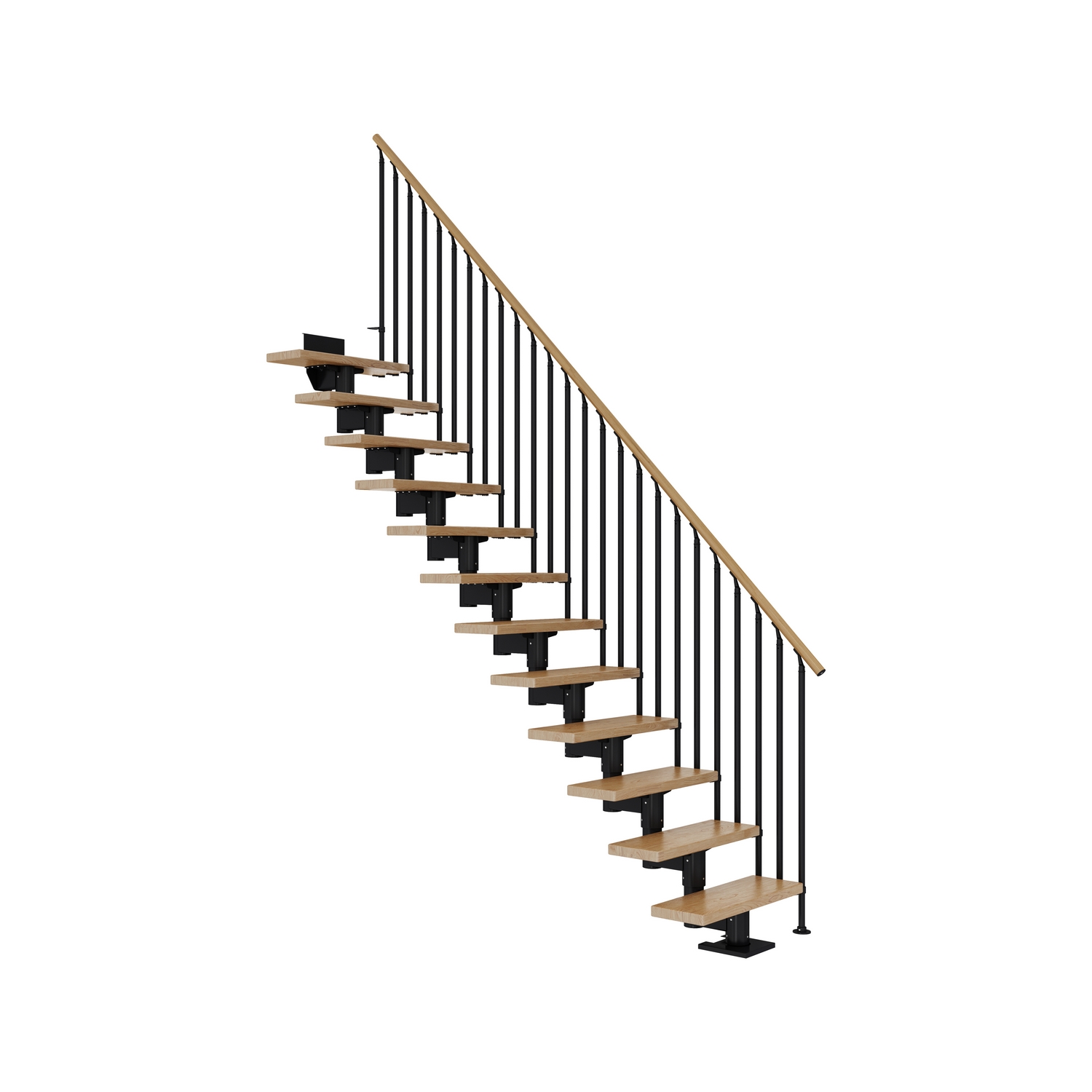 Plassbesparende Trapp Dolle Cork Eik Rett Classic III