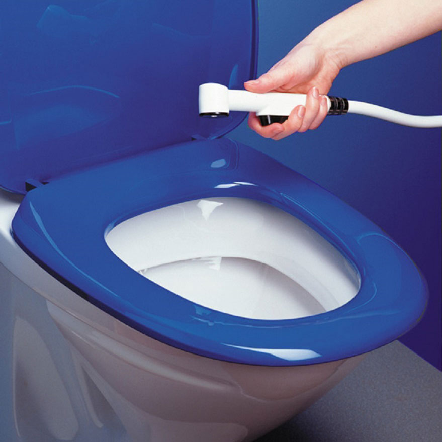 Bidèdusch Arrow med 1,5 m Duschslang Vit Hvit