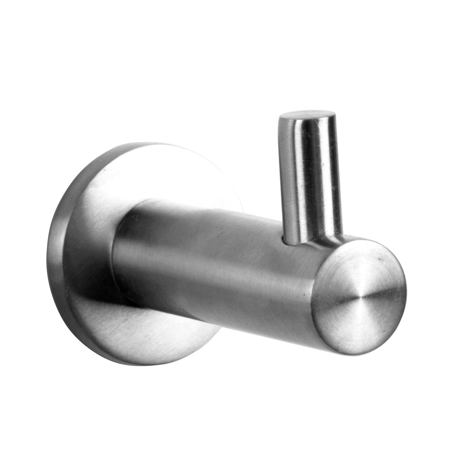 Handdukskrok Strand Stainless Askim Enkelkrok AS-413A L&aring;g 5,4 cm