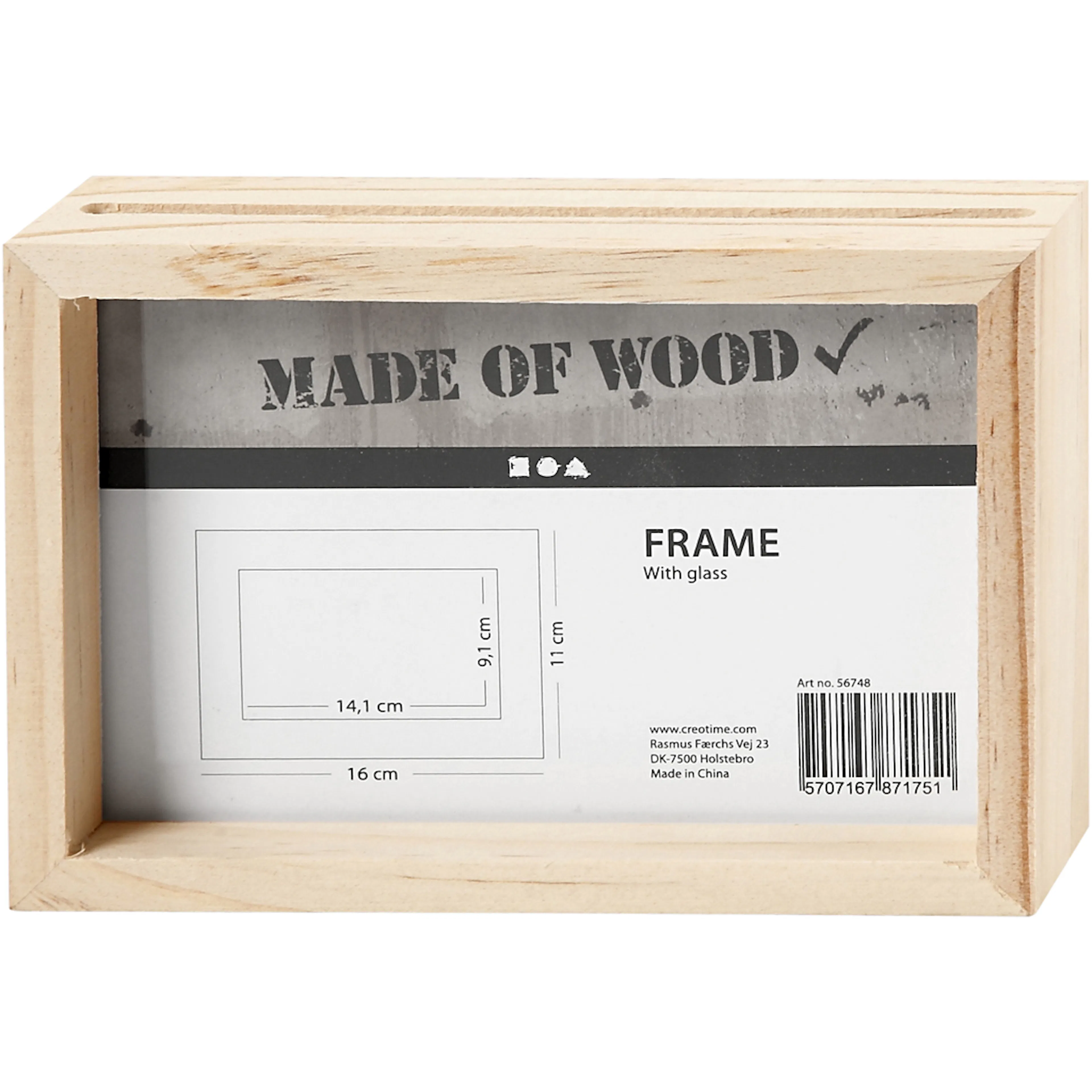 Dobbelramme Creativ Company Dybde 4 cm Str 16x11 cm 1 St