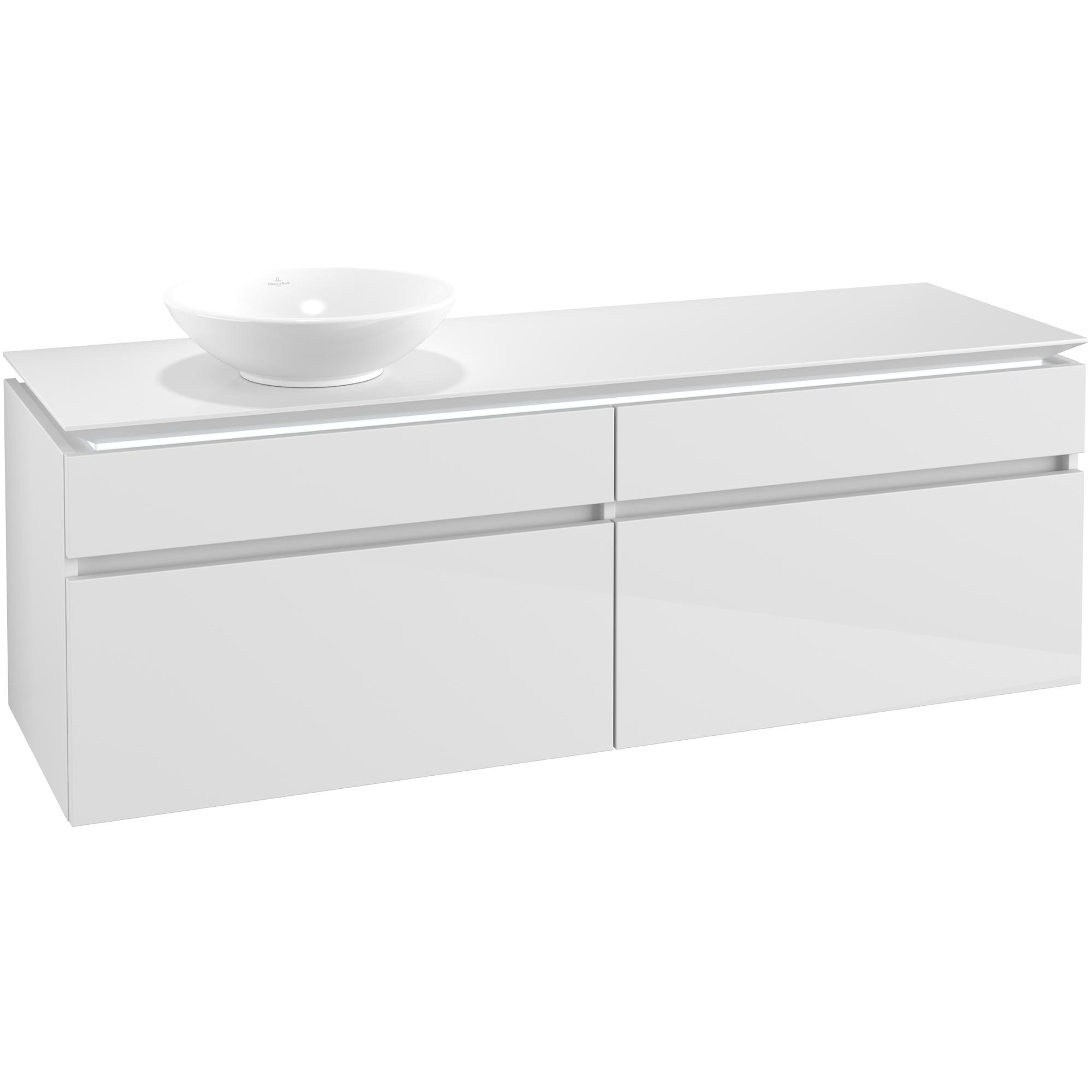 Tvättställsskåp Villeroy & Boch Legato 1600 med 4 Lådor för Fristående Tvättställ
