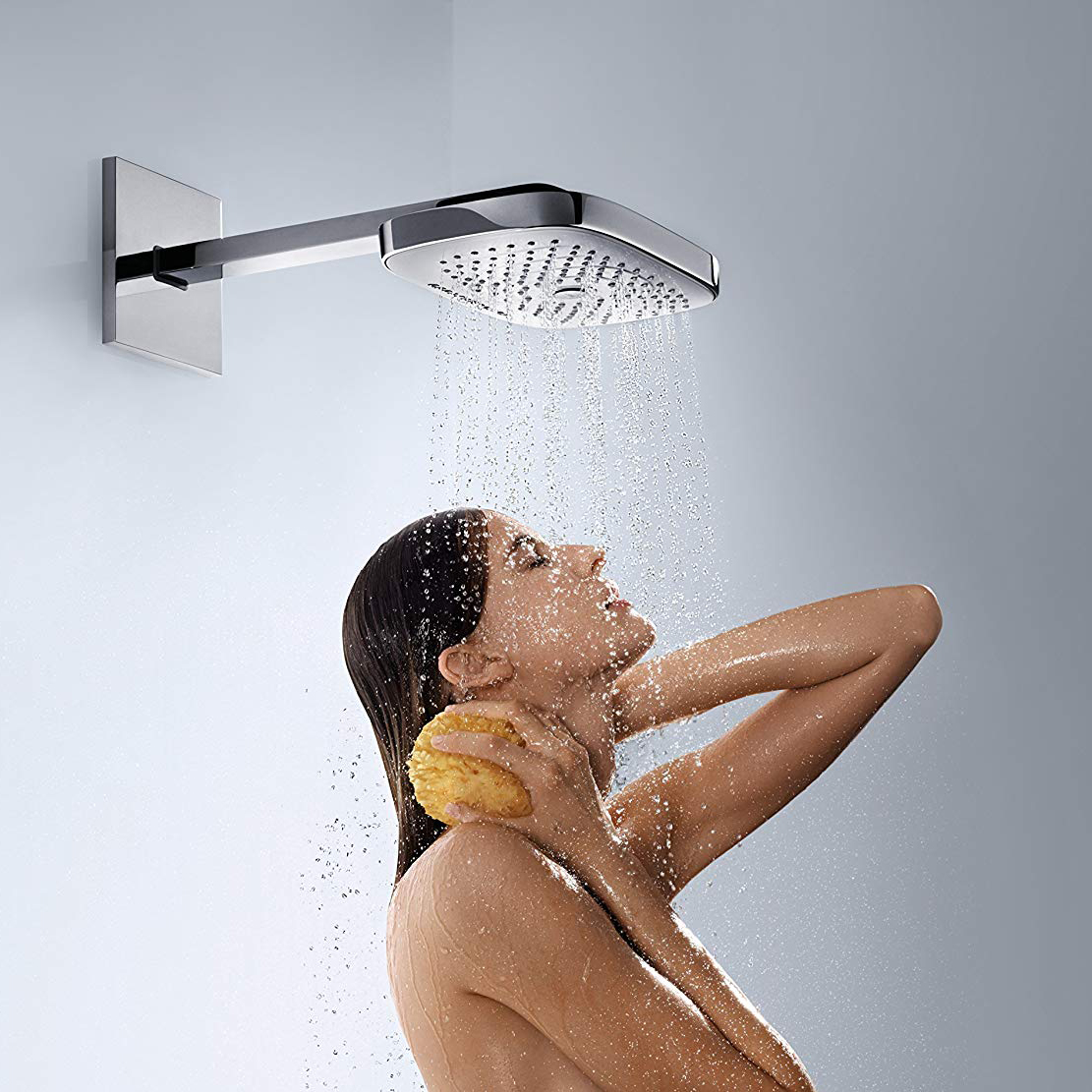 Huvuddusch Hansgrohe Raindance Select E300 3jet Vit/Krom