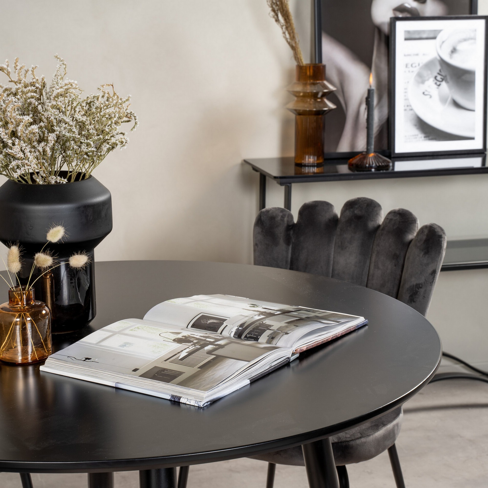 Spisegruppe Venture Home Plaza med 4stk Limhamn Stoler