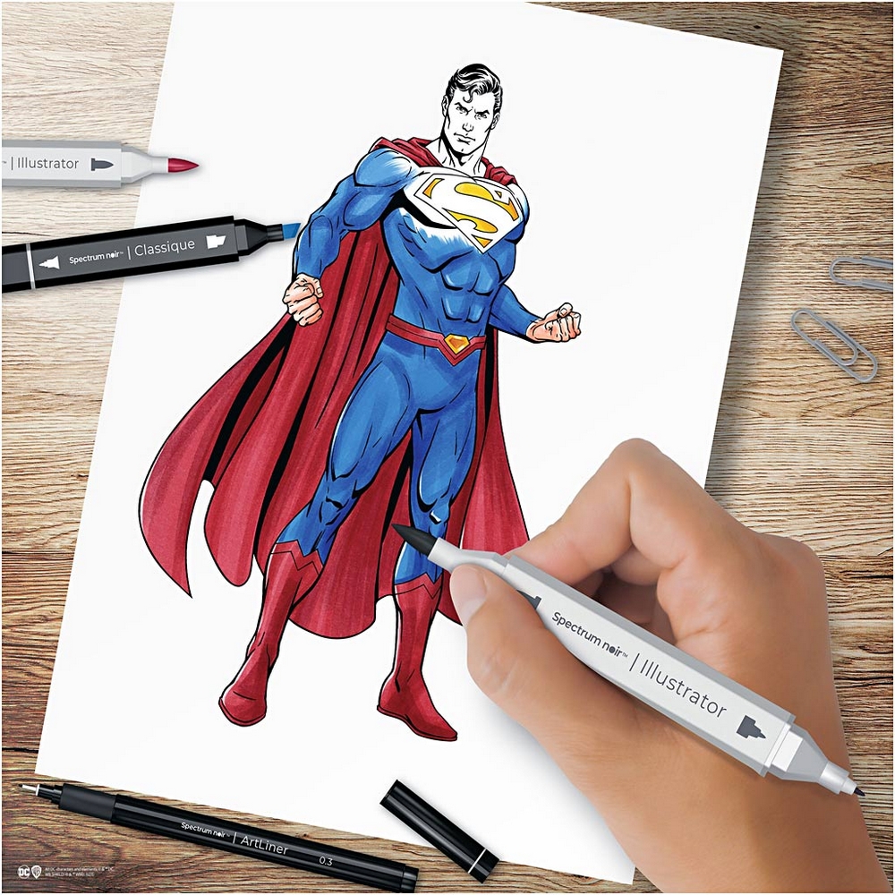 Hobbysett Creativ Company DIY Kit Illustrasjon Superman