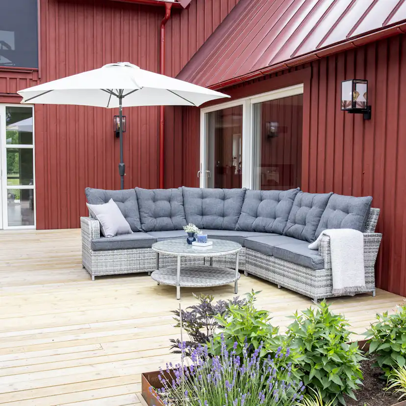 Hjørnesofa Venture Home Valencia Utendørs Utendørs