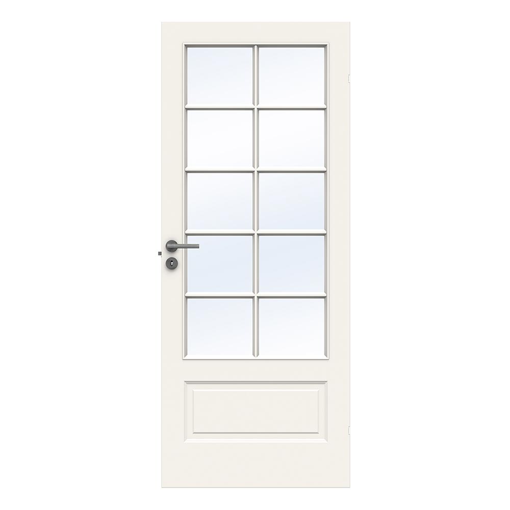 Innerdør Swedoor Compact SP10 Hvit Fasettslipt Glass