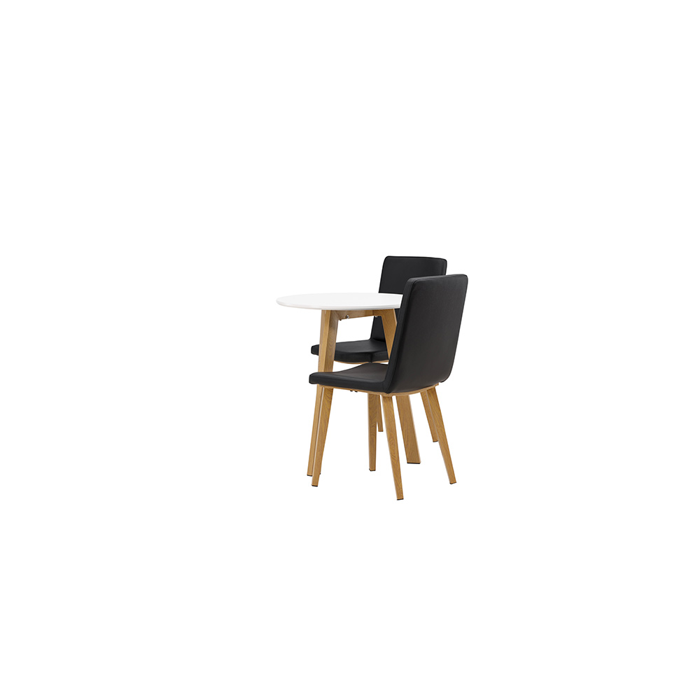 Spisegruppe Venture Home Leonora Ø65 cm med 2 stk Today Stoler
