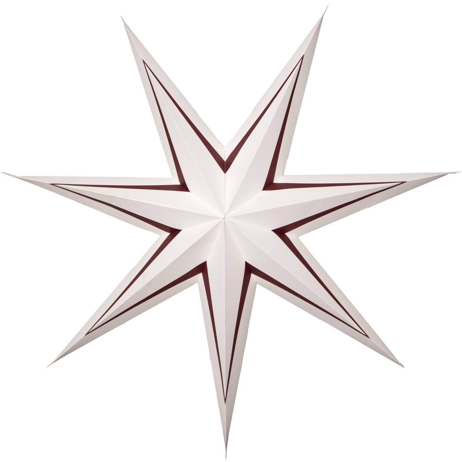 Adventstjerne Star Trading Stripe Papirstjerne 80 cm