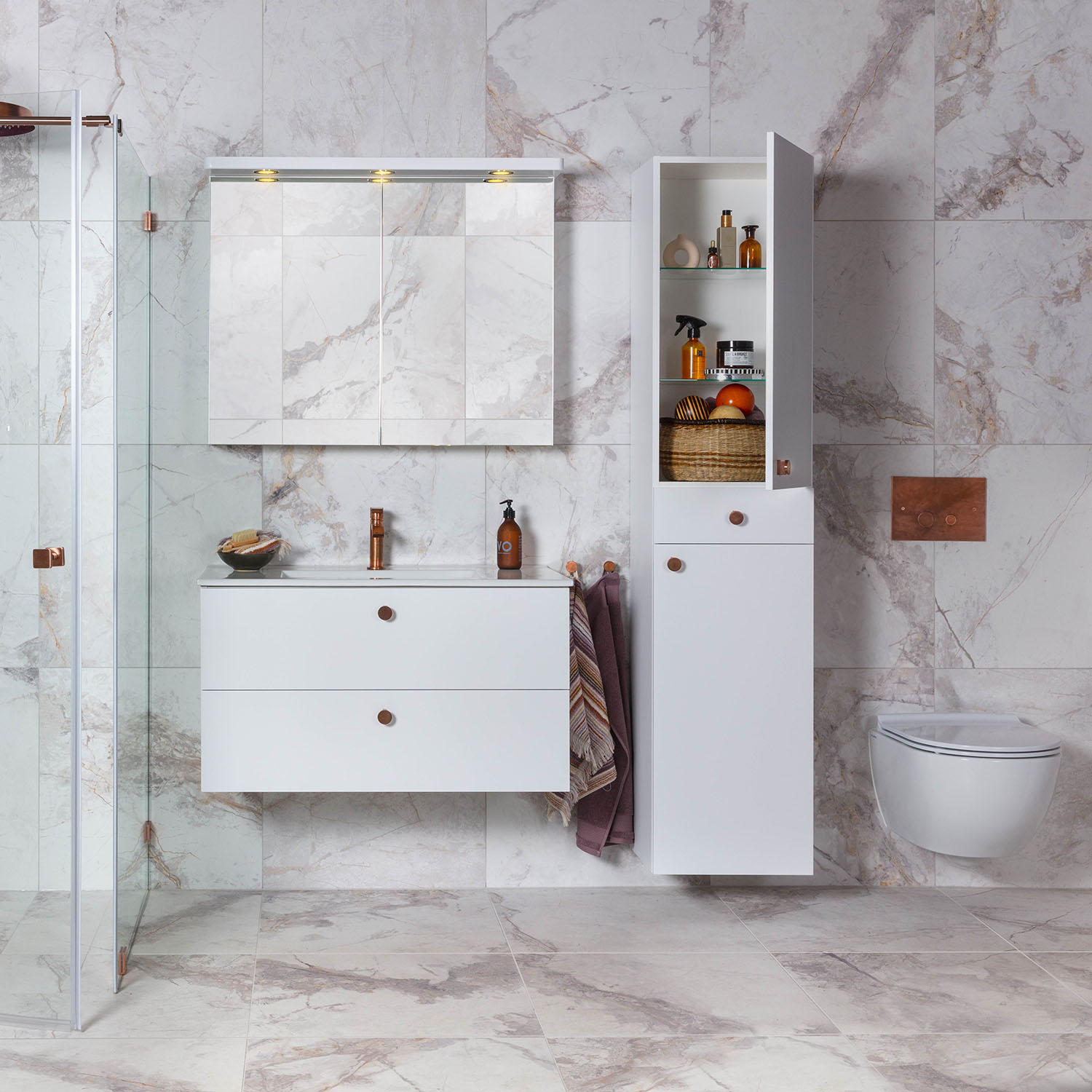 Klinker Astor Ceramiche Golden Age Hvit 60x60 cm