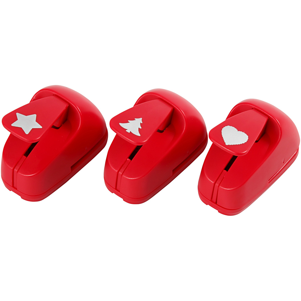 Stansejern Creativ Company Stjerne Hjerte Juletre