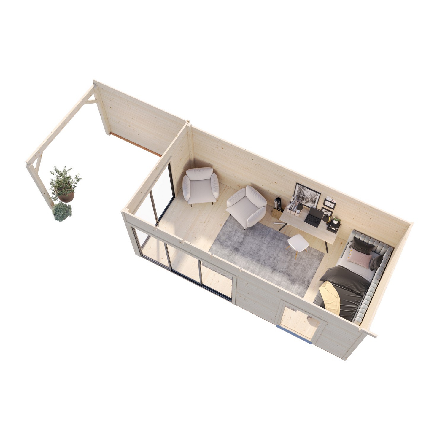 Hagestue Palmako Andrea 17,1 + 8,6 m2