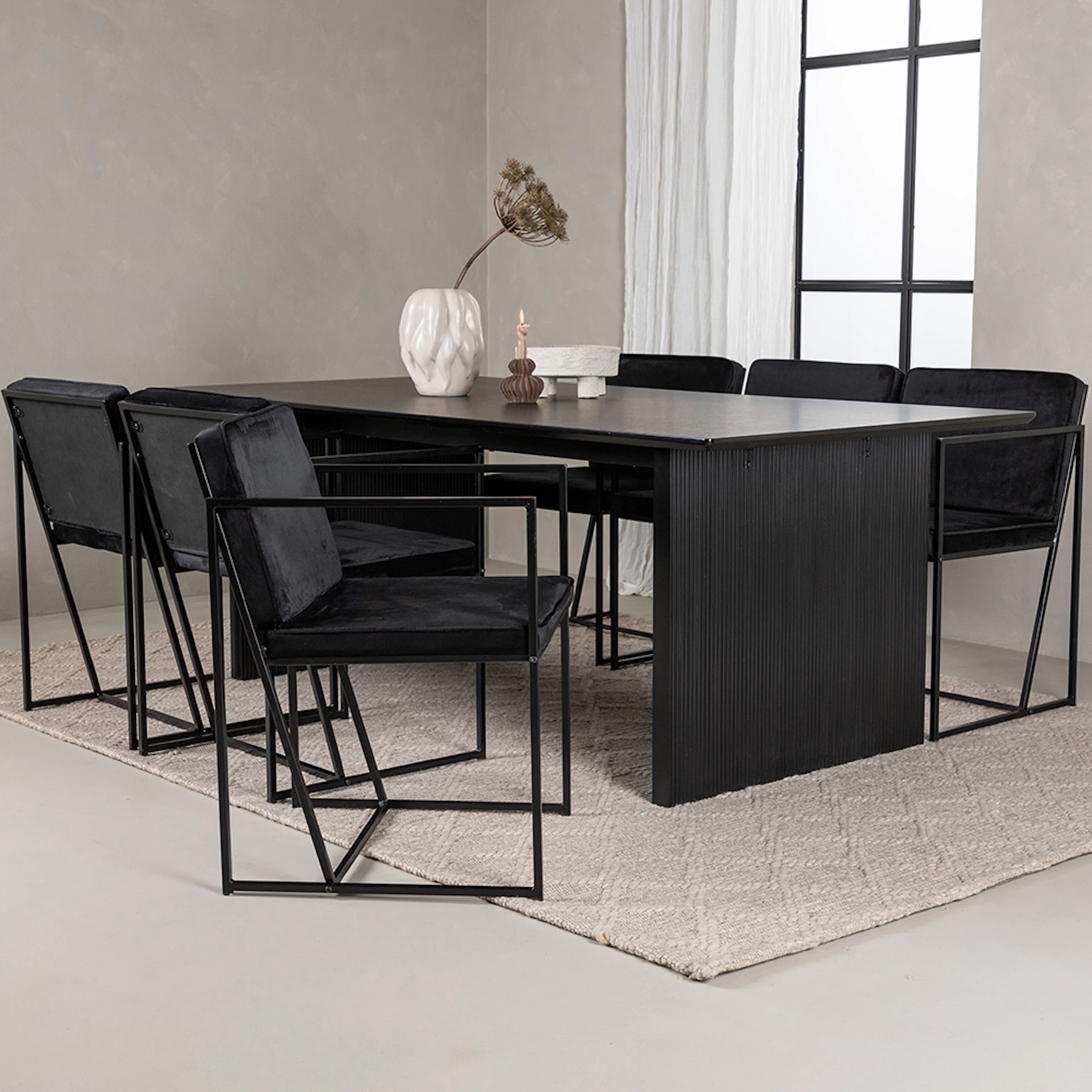 Spisegruppe Venture Home Vail med 6 Richmond Stoler