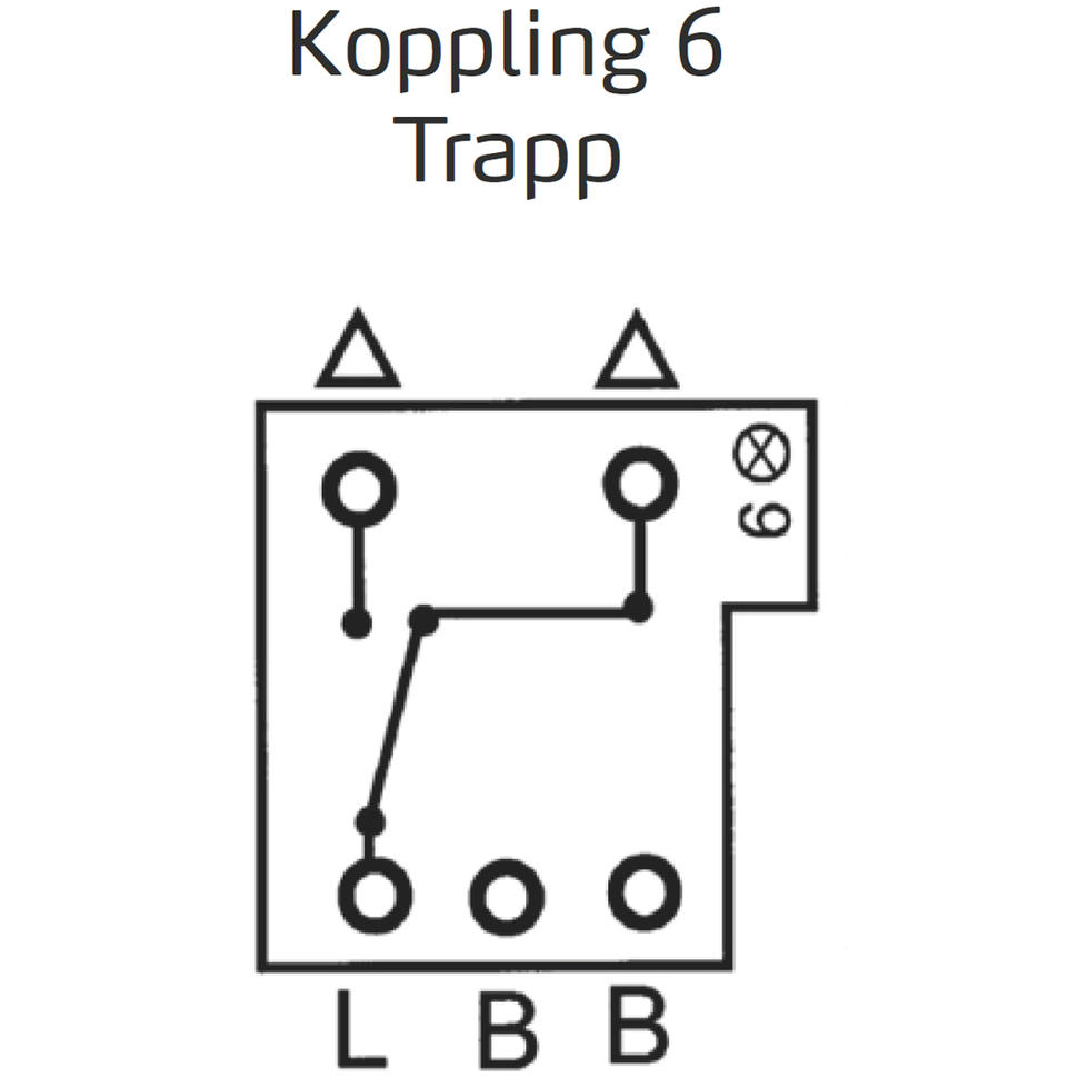 Strømbryter Elko Trapp/1-Pol Utenpåliggende RS