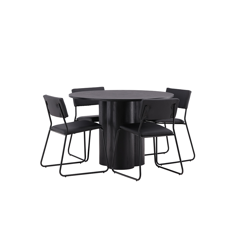 Spisegruppe Venture Home Olivia med 4 Kenth Stoler