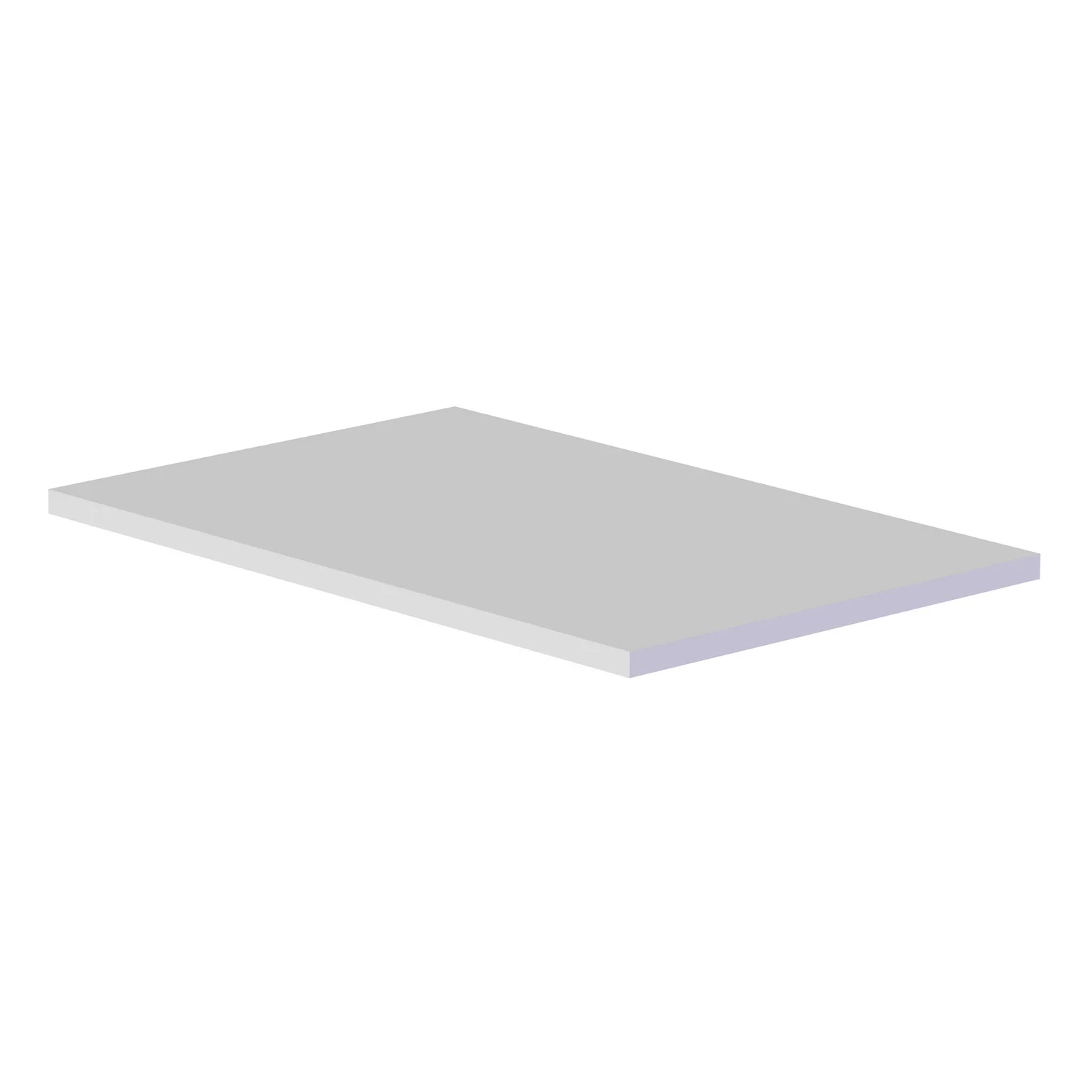 Topphylle Lundbergs Wide 535x16 mm Hvit