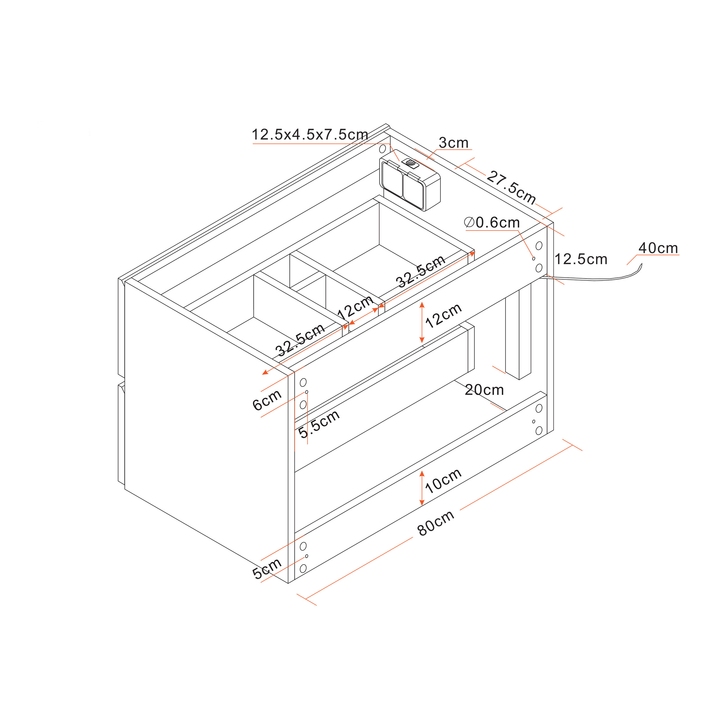 Møbelpakke Bathlife Eufori med Speil