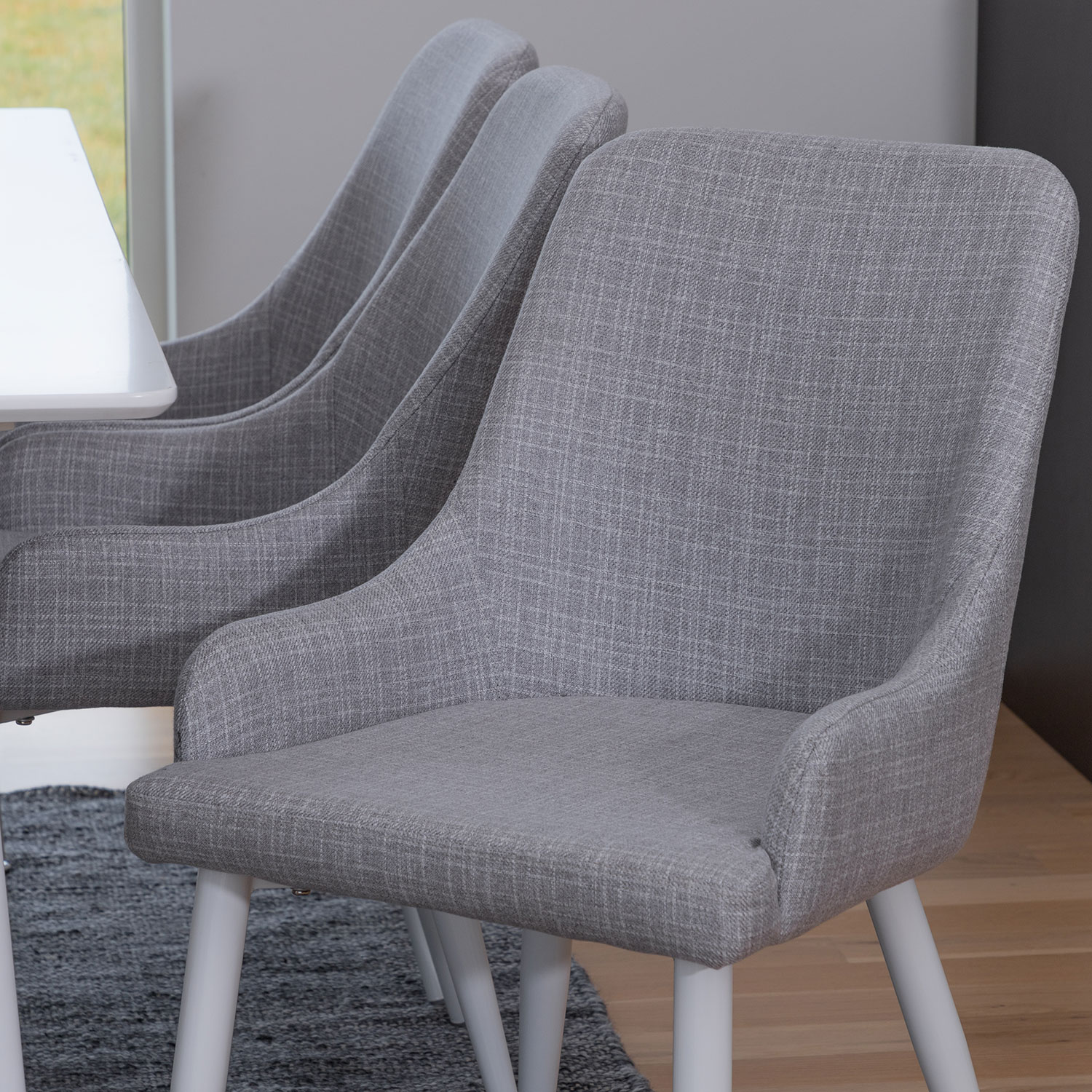 Spisegruppe Venture Home Polar med 6 Plaza Stoler