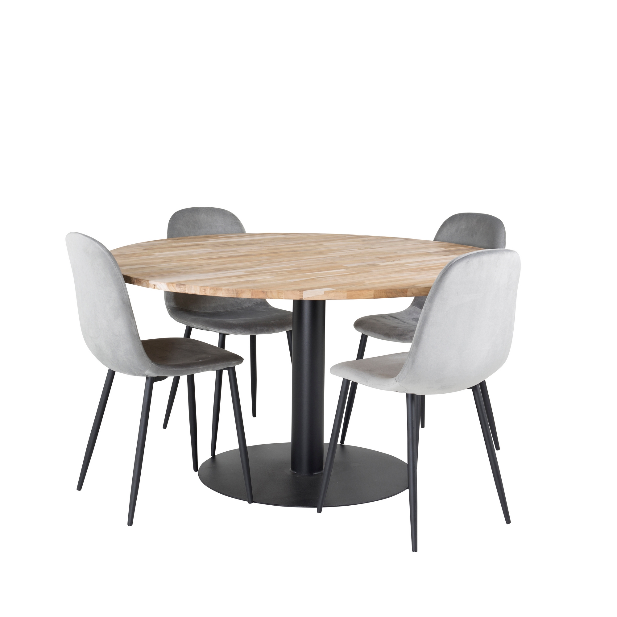 Spisegruppe Venture Home Cornelia med 4 Pobbie Stoler