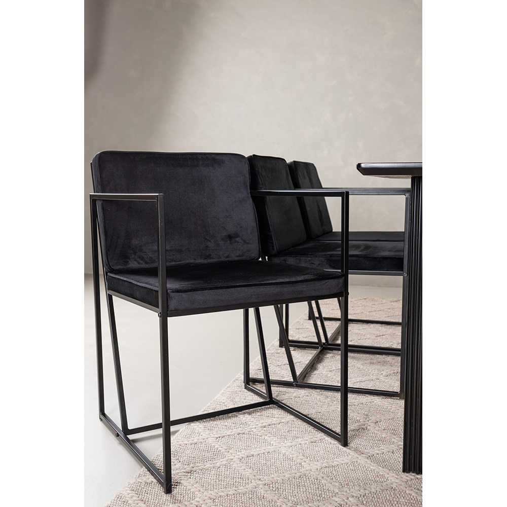 Spisegruppe Venture Home Vail med 6 Richmond Stoler