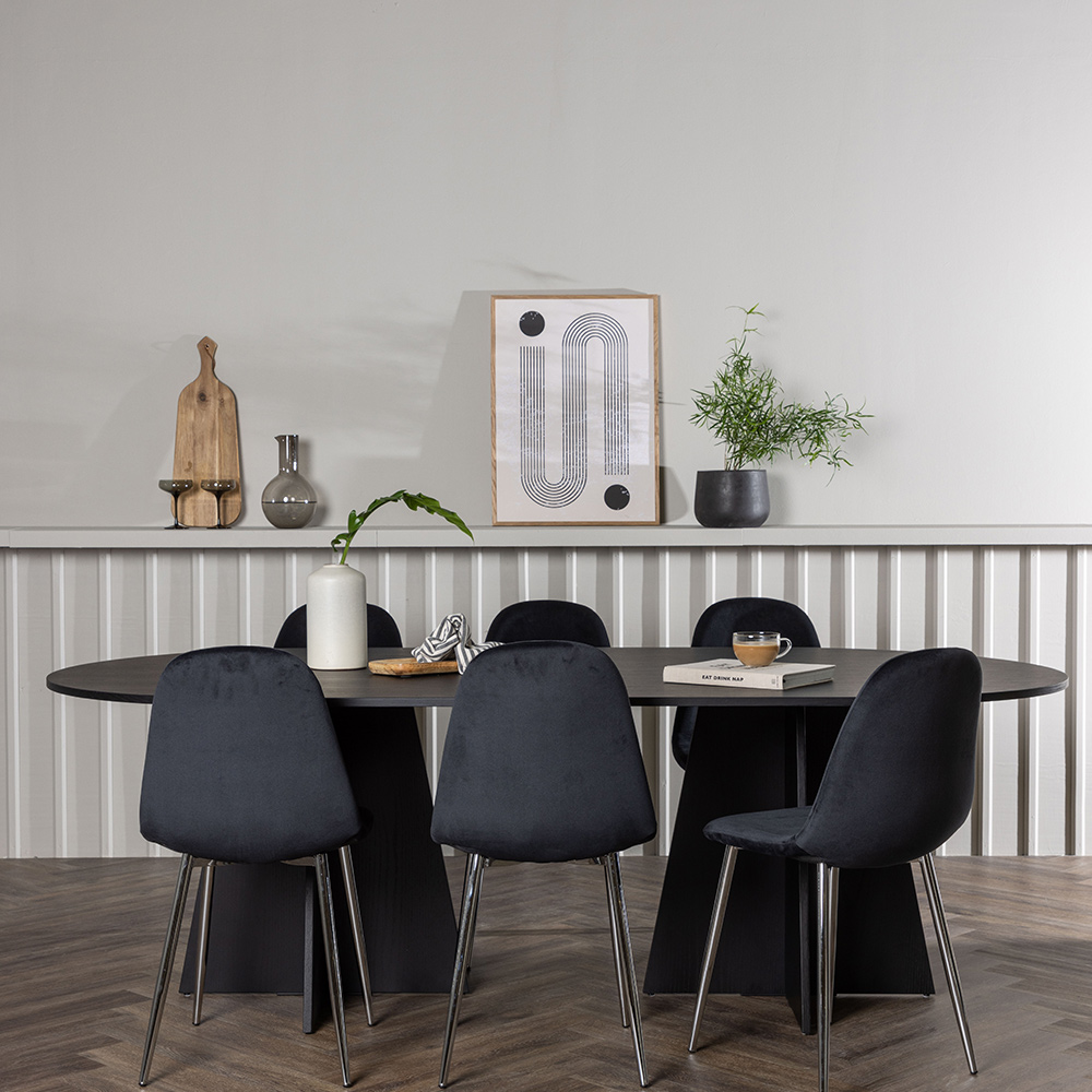 Spisegruppe Venture Home Bootcut med 6 stk Polar Stoler