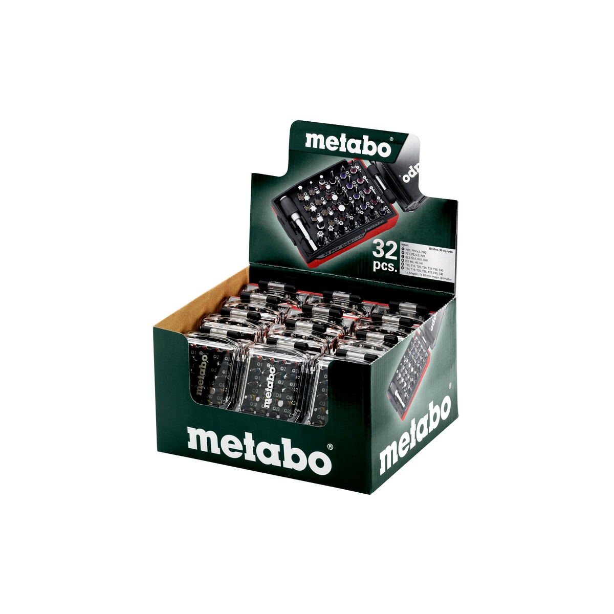 Bitssett Metabo 32 deler "BATTERI"