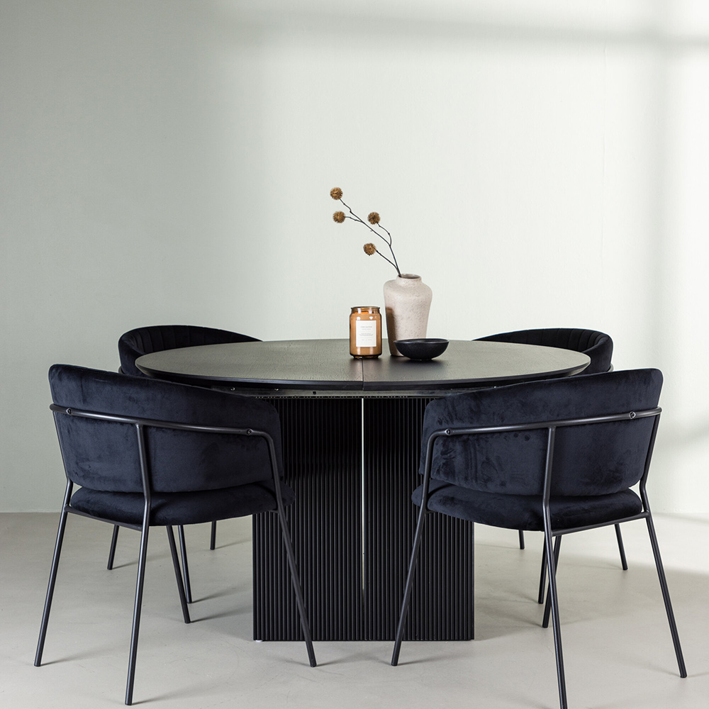 Spisegruppe Venture Home Matilda med 4 Selma Stoler