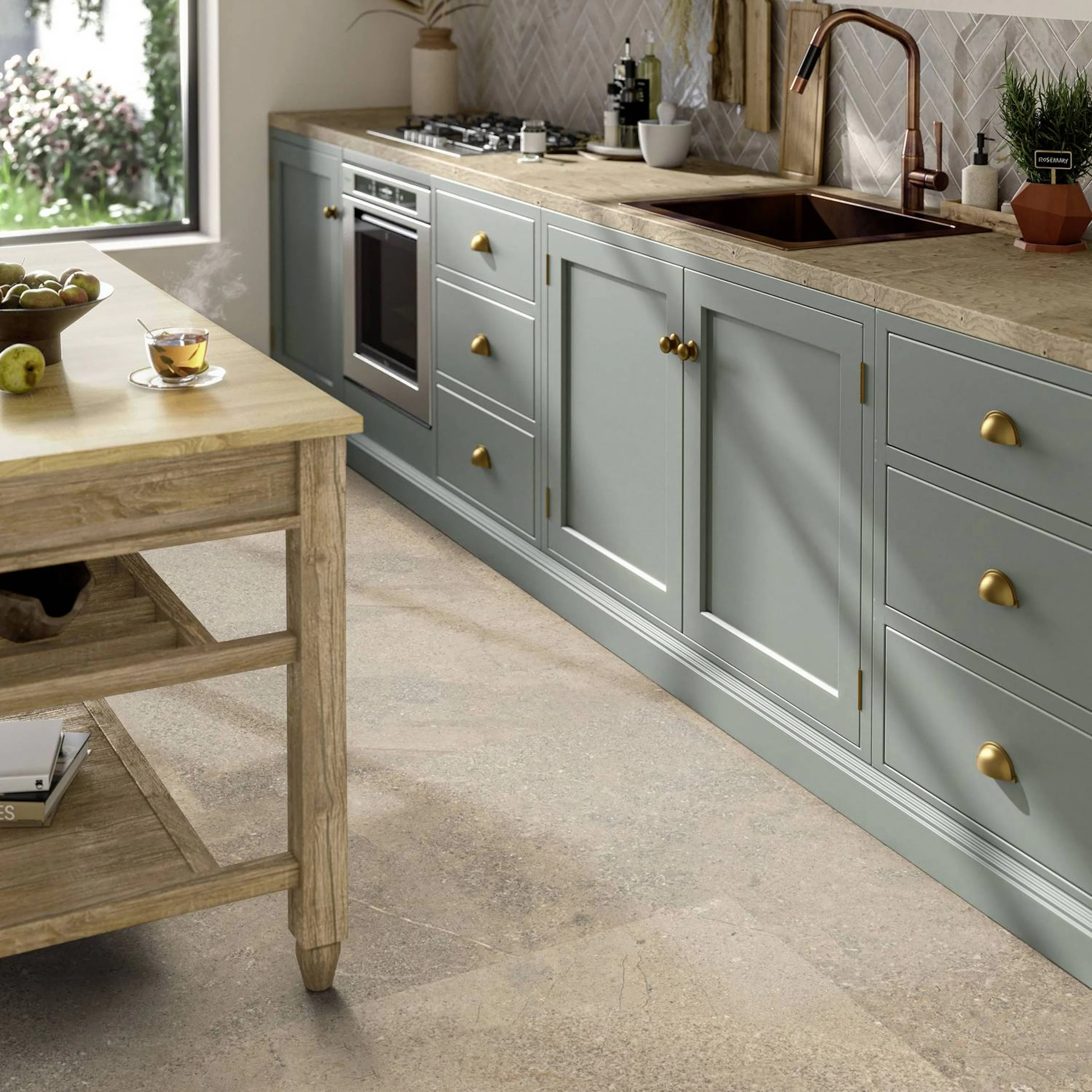 Vinylgulv Tarkett iD Inspiration 55 Sediment Beige