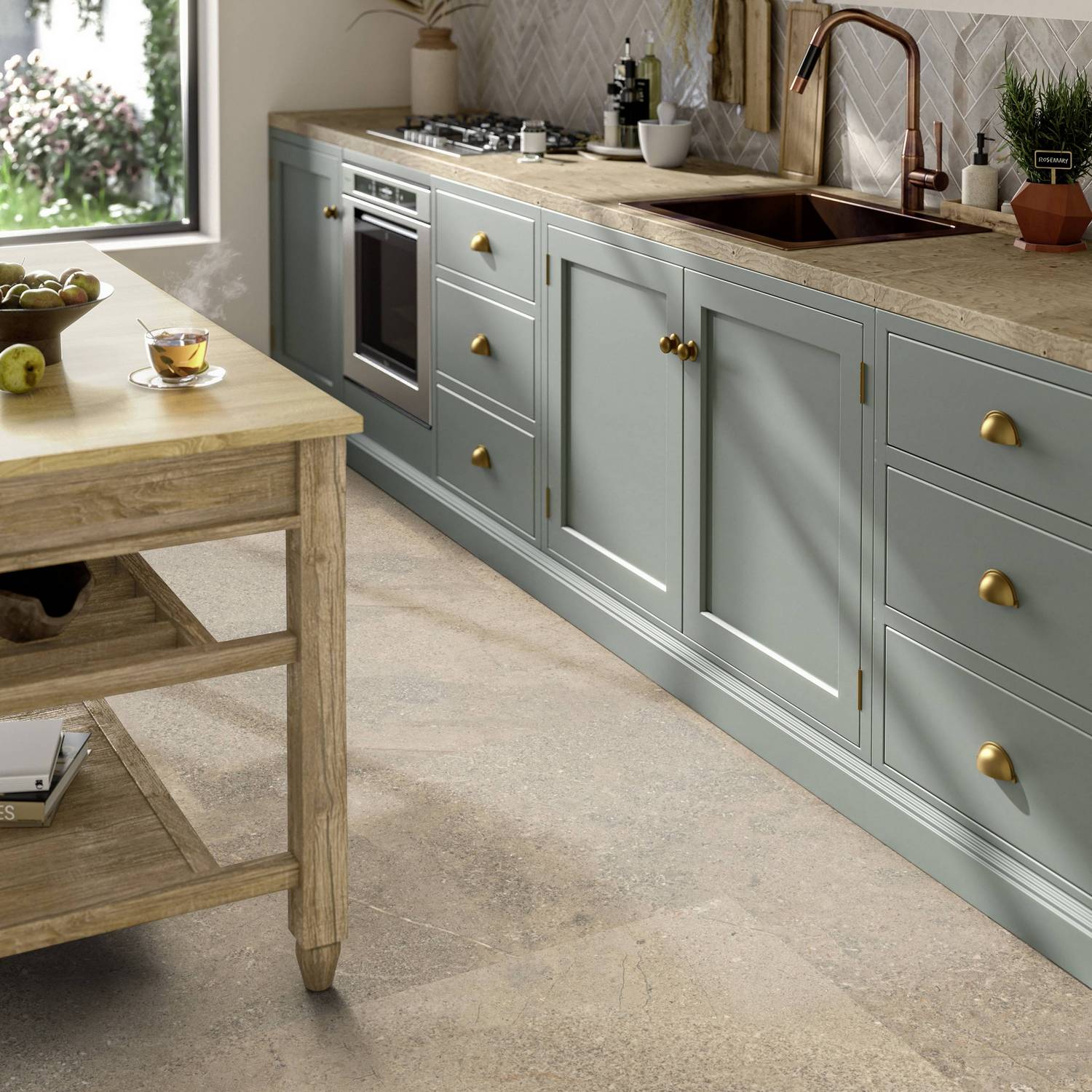 Vinylgulv Tarkett iD Inspiration 55  Sediment Beige