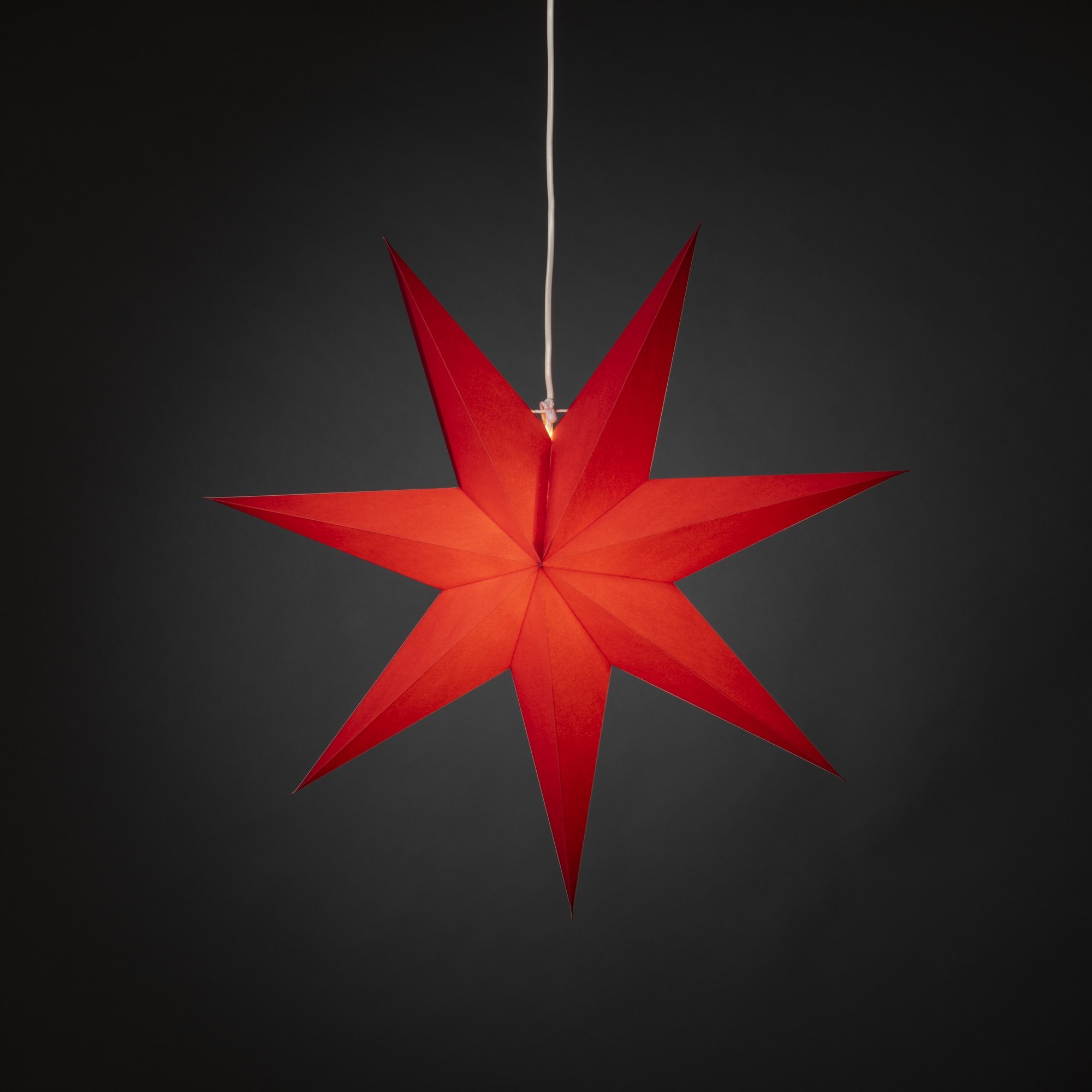 Adventsstjerne Gnosjö Konstsmide Rød 60 cm