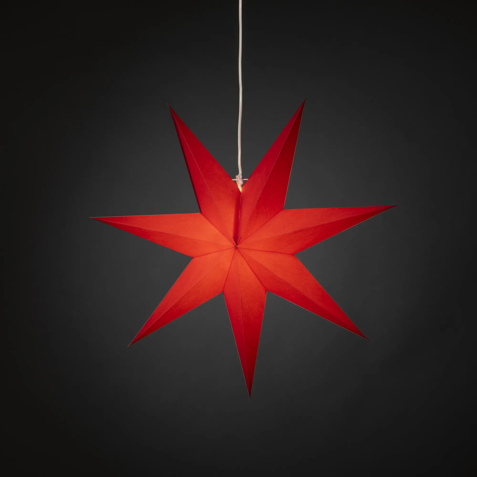 Adventsstjerne Gnosjö Konstsmide Rød 60 cm