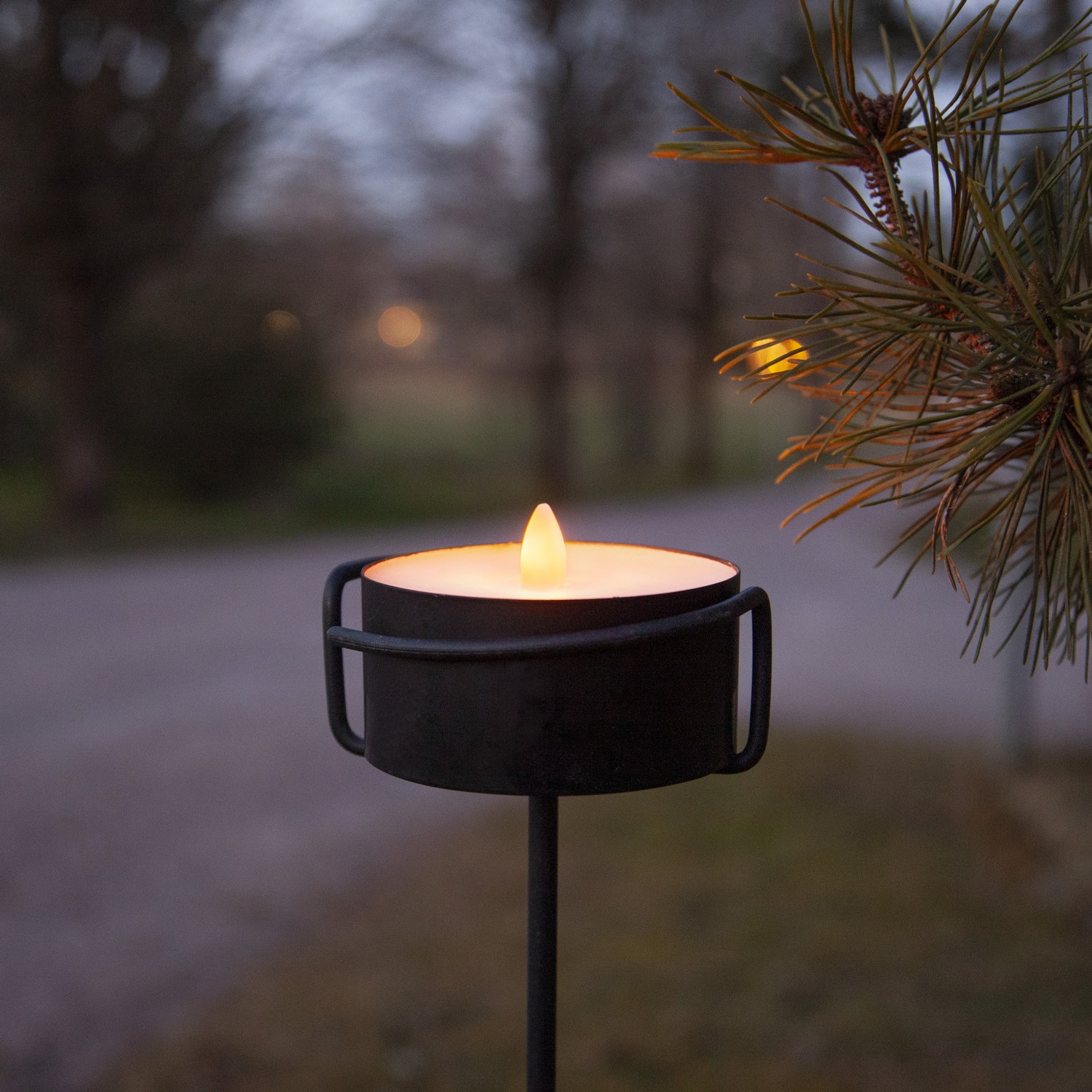 Lys Star Trading Fakkel Candle Batterilys