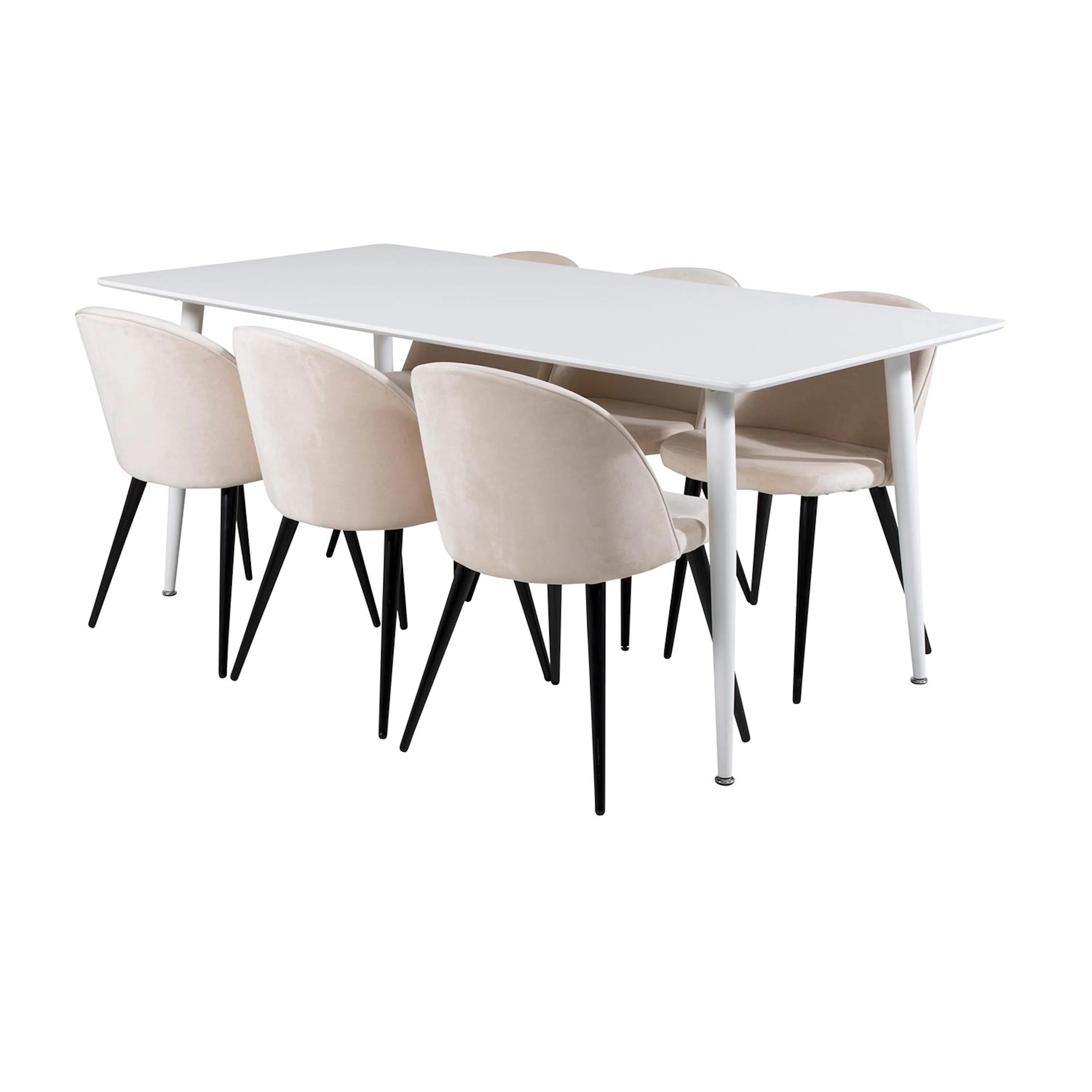 Hvit/Beige/Svart