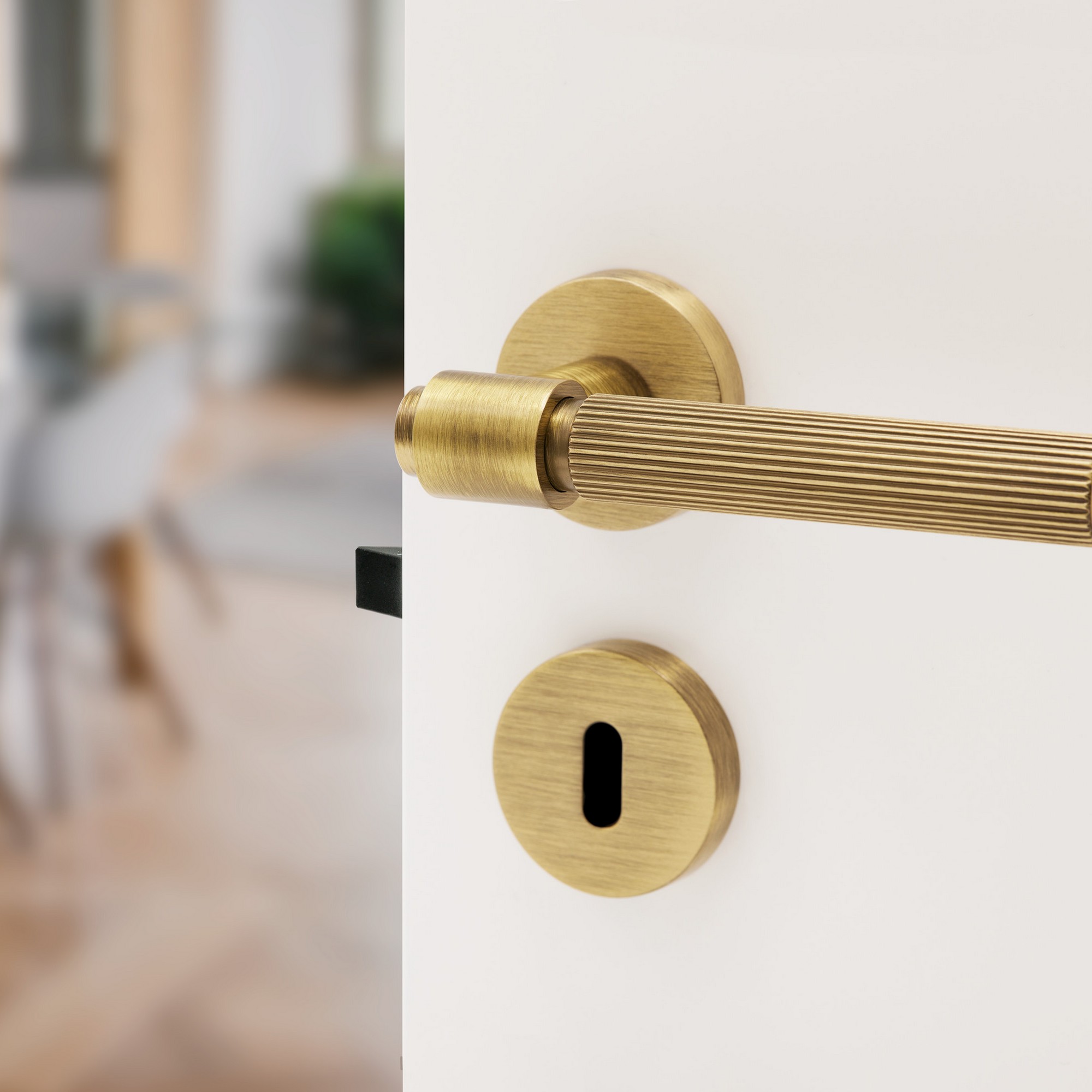 Dørhåndtak Beslag Design Helix 200 Stripe Modul Komplett