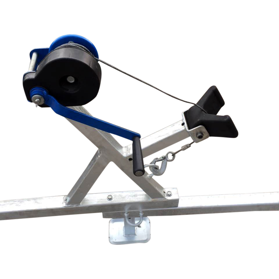 Båttrailer med vinsch 358x180cm 380kg 358 mm