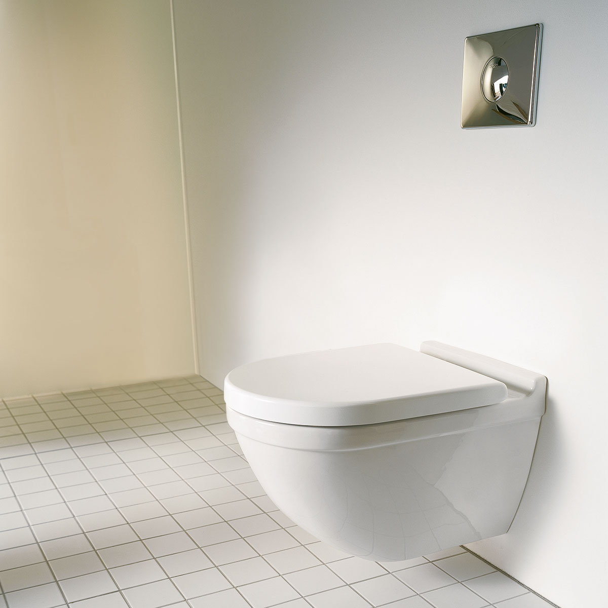 Vegghengt Toalett Duravit Starck 3 Rimless med Toalettsete