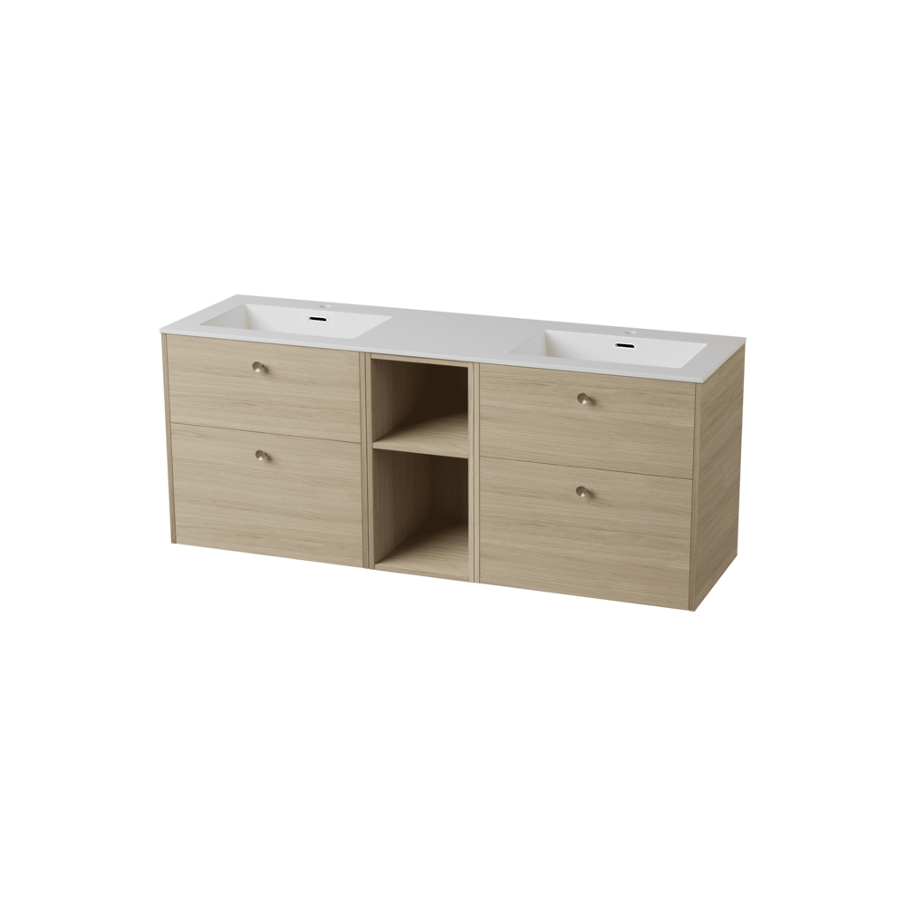 Servantskap FOSSBAD Innovent B150 for Dobbel Servant