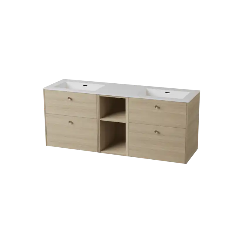 Servantskap FOSSBAD Innovent B150 for Dobbel Servant