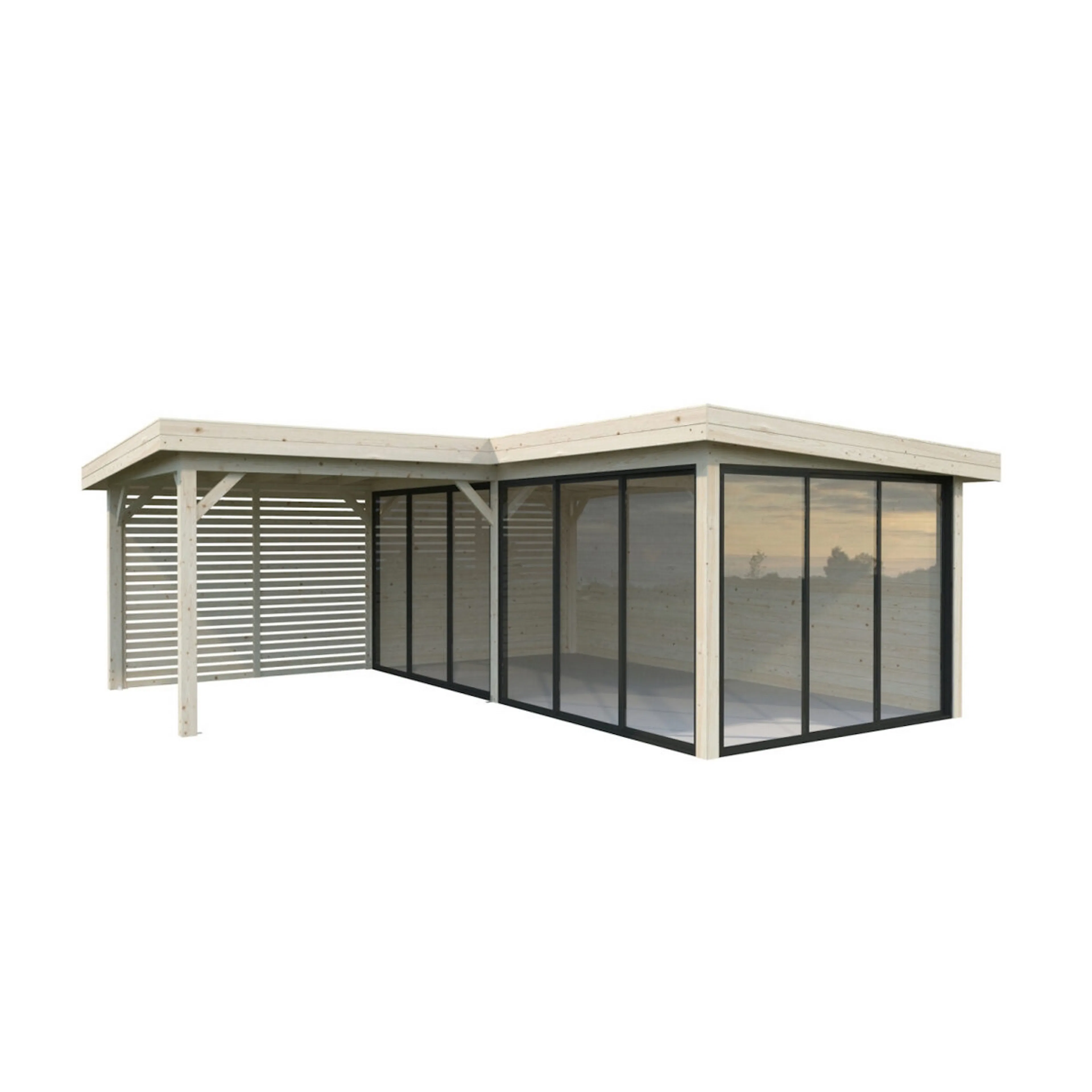 Hagestue Palmako Lenna 24,9 m2 Set 414 Slide