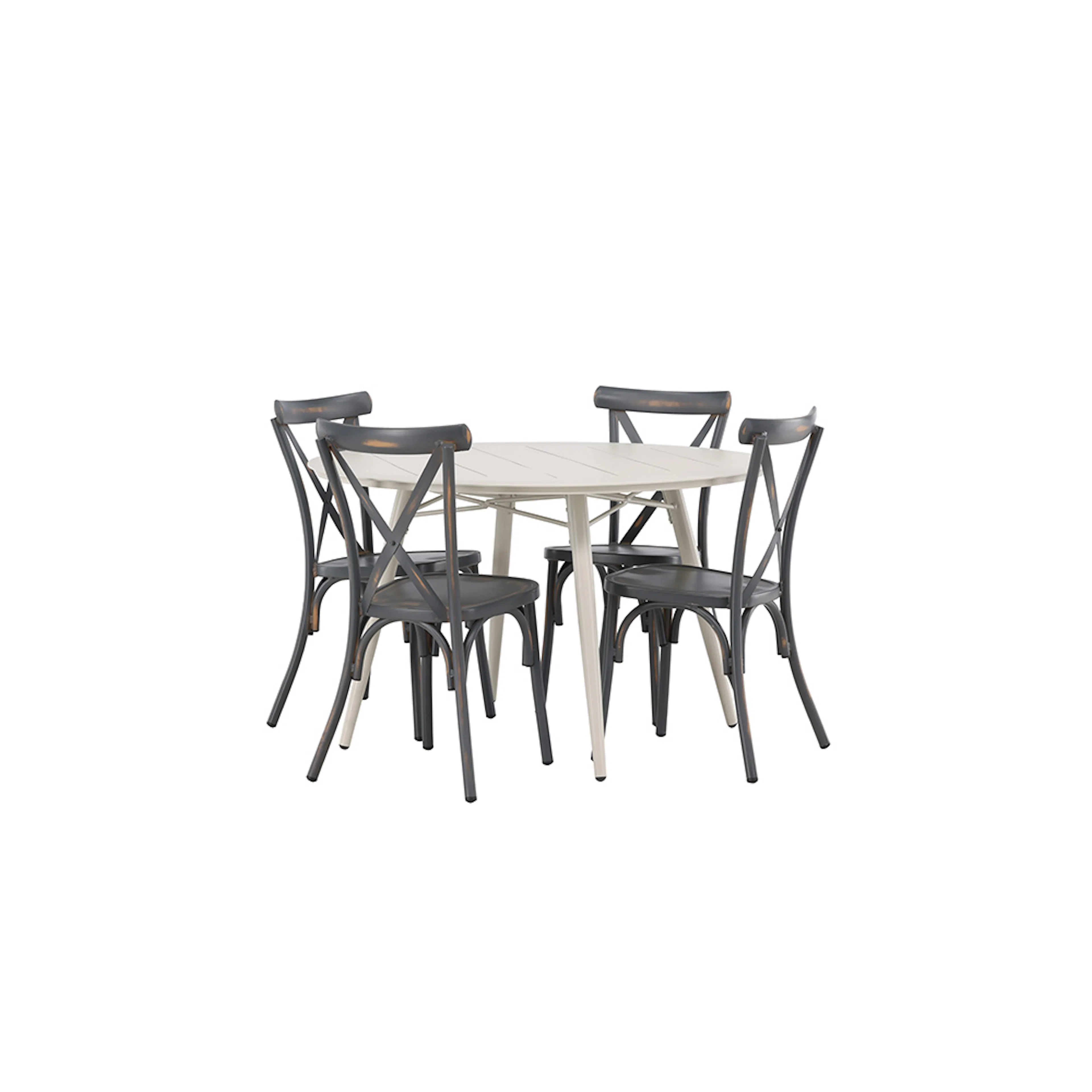 Spisegruppe Venture Home Lina Bord med 4 Tablas Stoler