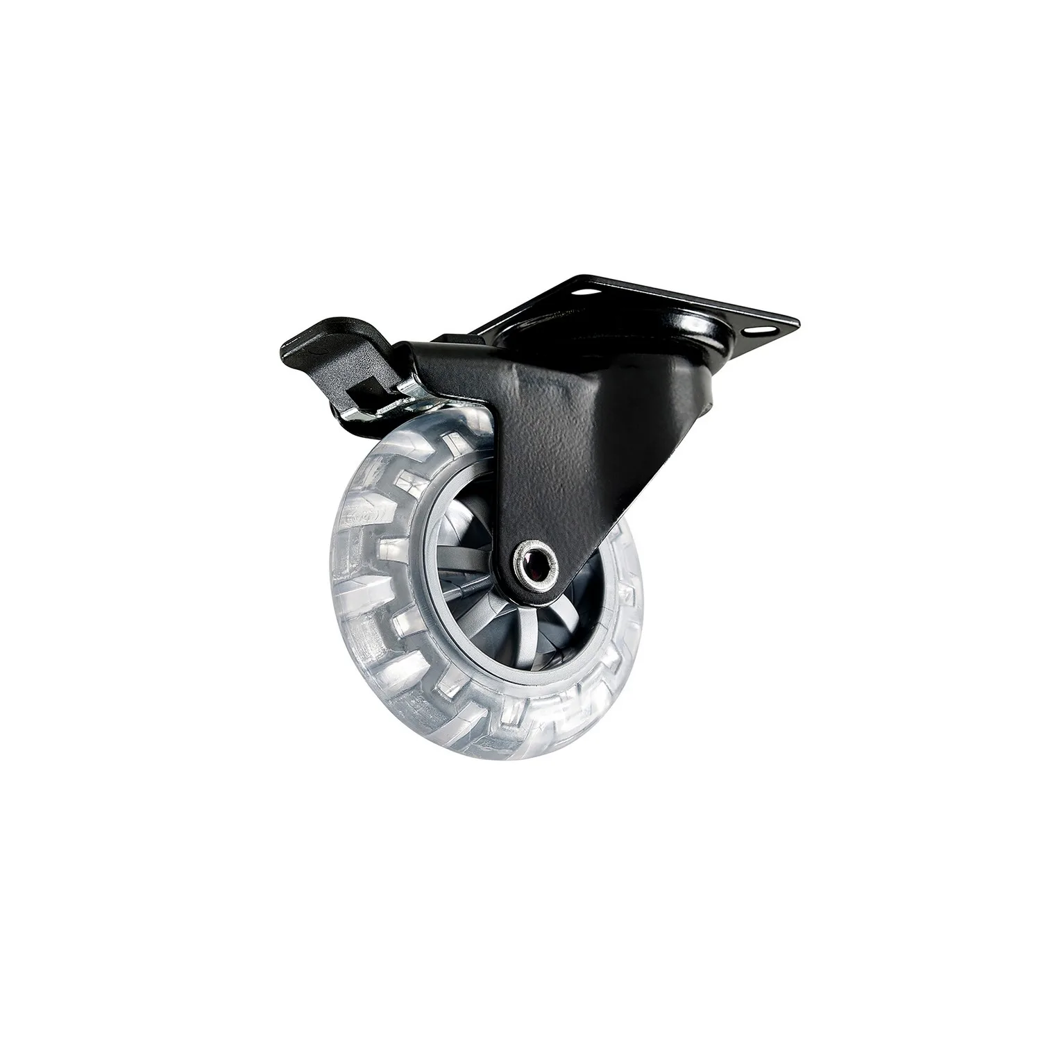 Møbelhjul Habo 4107 med Brems 75 mm