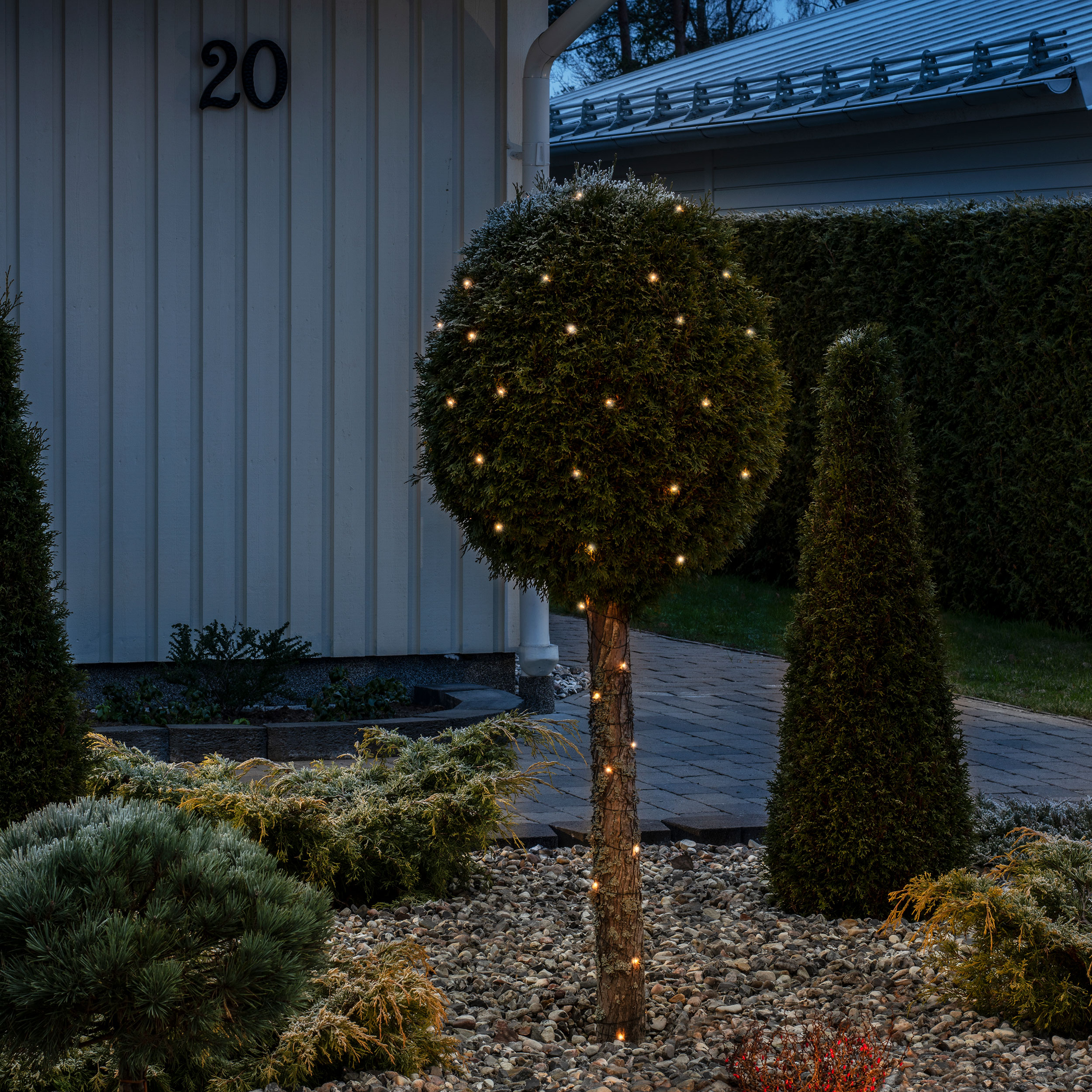 Lyslenke Gnosjö Konstsmide Amber Micro-LED 19,8 m