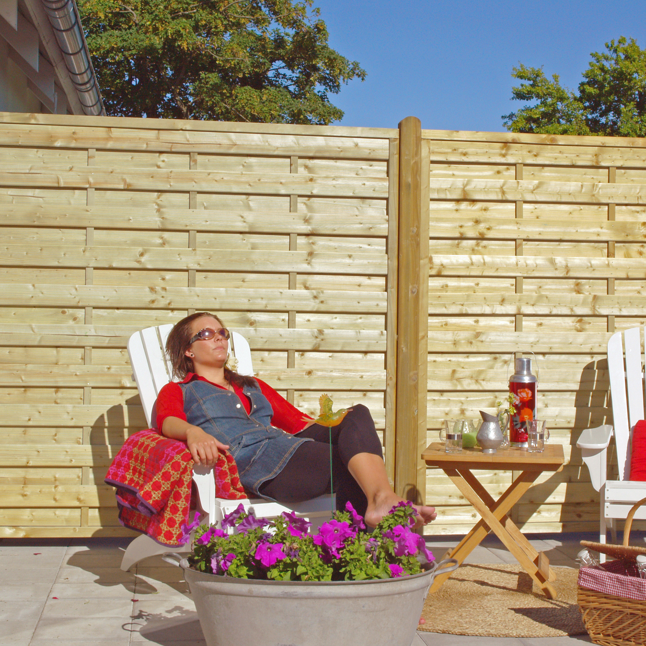 Levegg PLUS Bergen 180x180 cm Trykkimpregnert