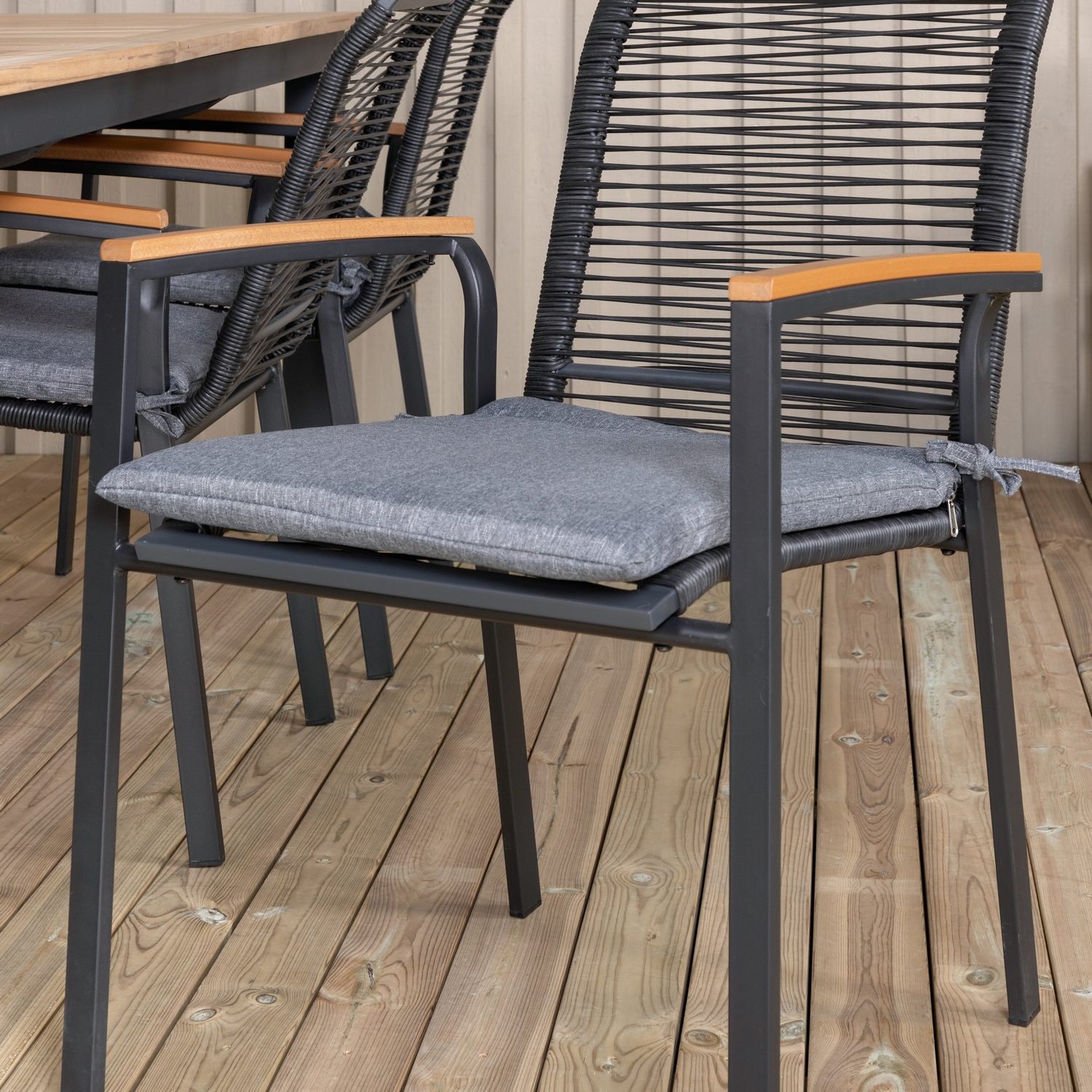 Spisegruppe Venture Home Perla med 6 Douglas Spisestoler